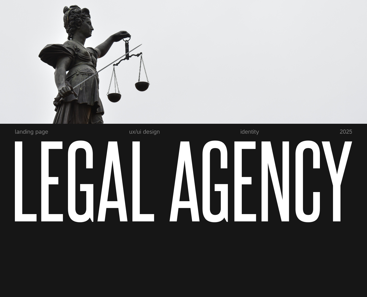 LEGAL AGENCY | LANDING PAGE DESIGN — Интерфейсы, Брендинг на Dprofile