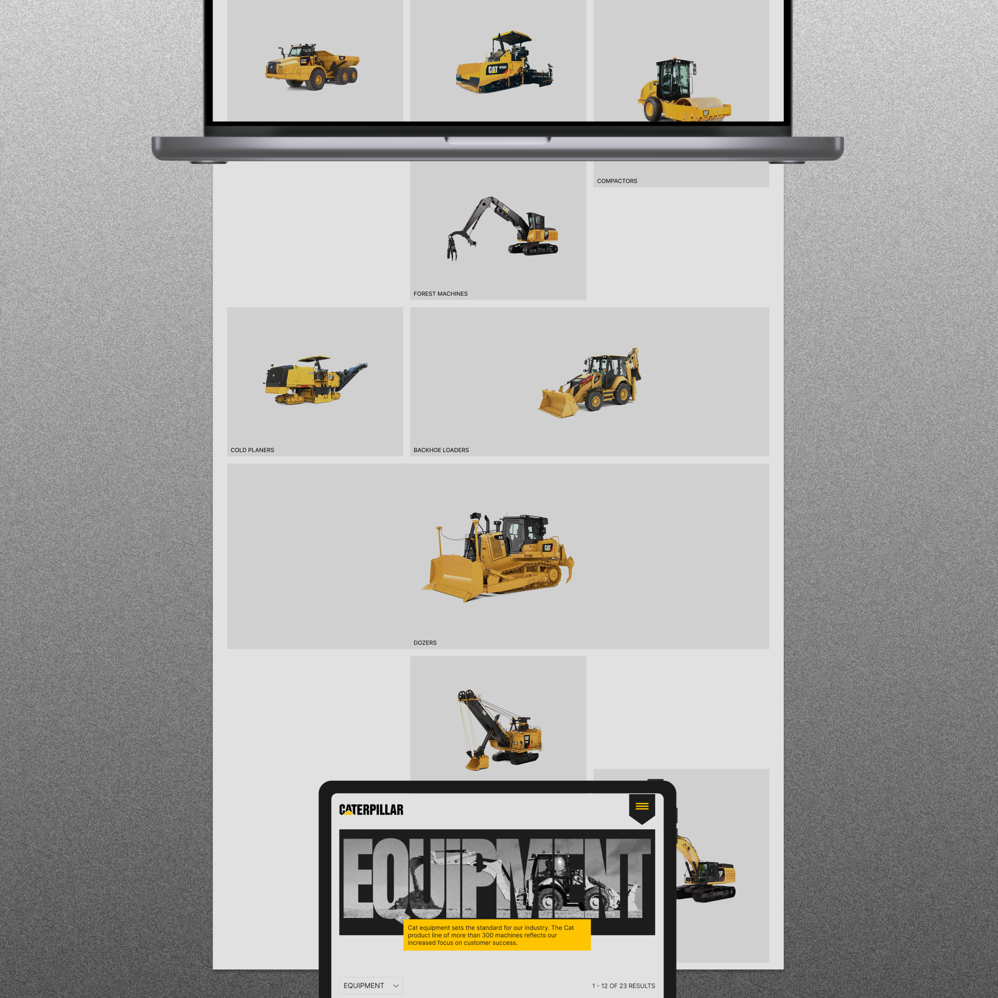 CATERPILLAR | CORPORATE WEBSITE REDESIGN — Изображение №4 — Интерфейсы, Брендинг на Dprofile