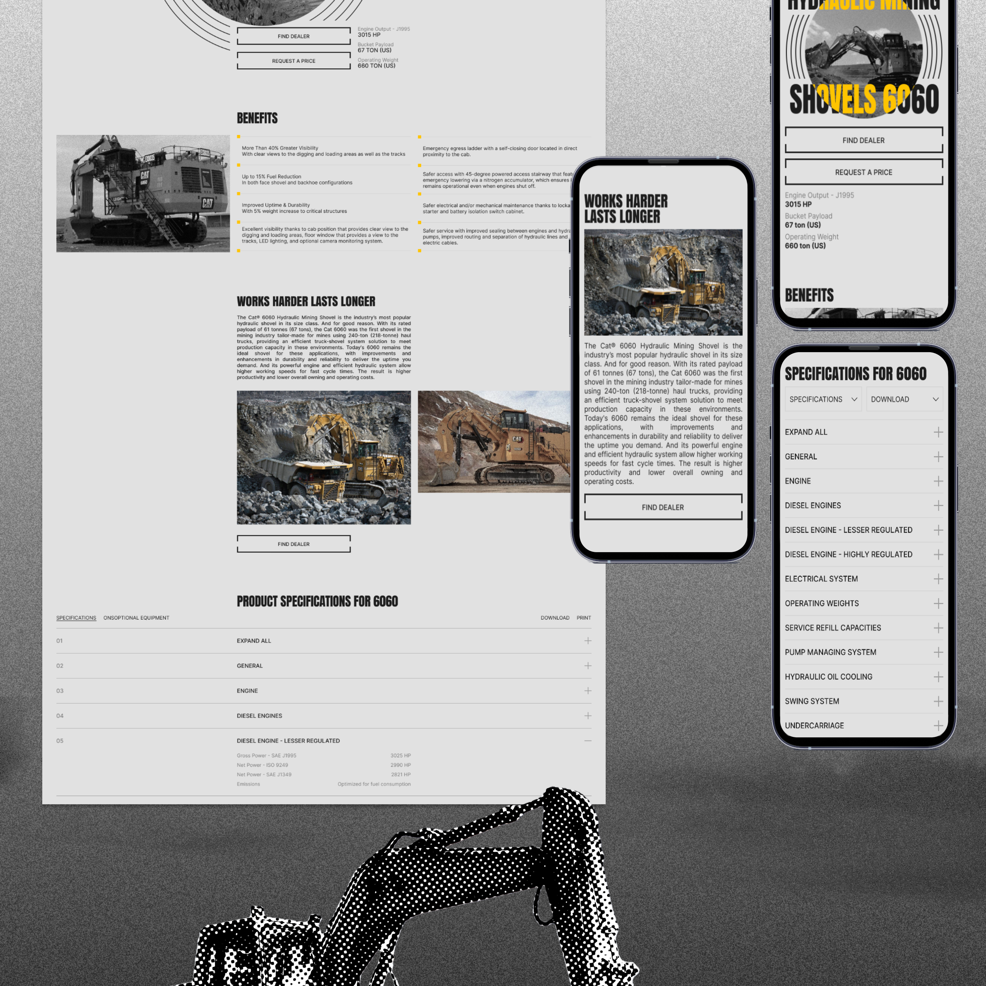 CATERPILLAR | CORPORATE WEBSITE REDESIGN — Изображение №6 — Интерфейсы, Брендинг на Dprofile