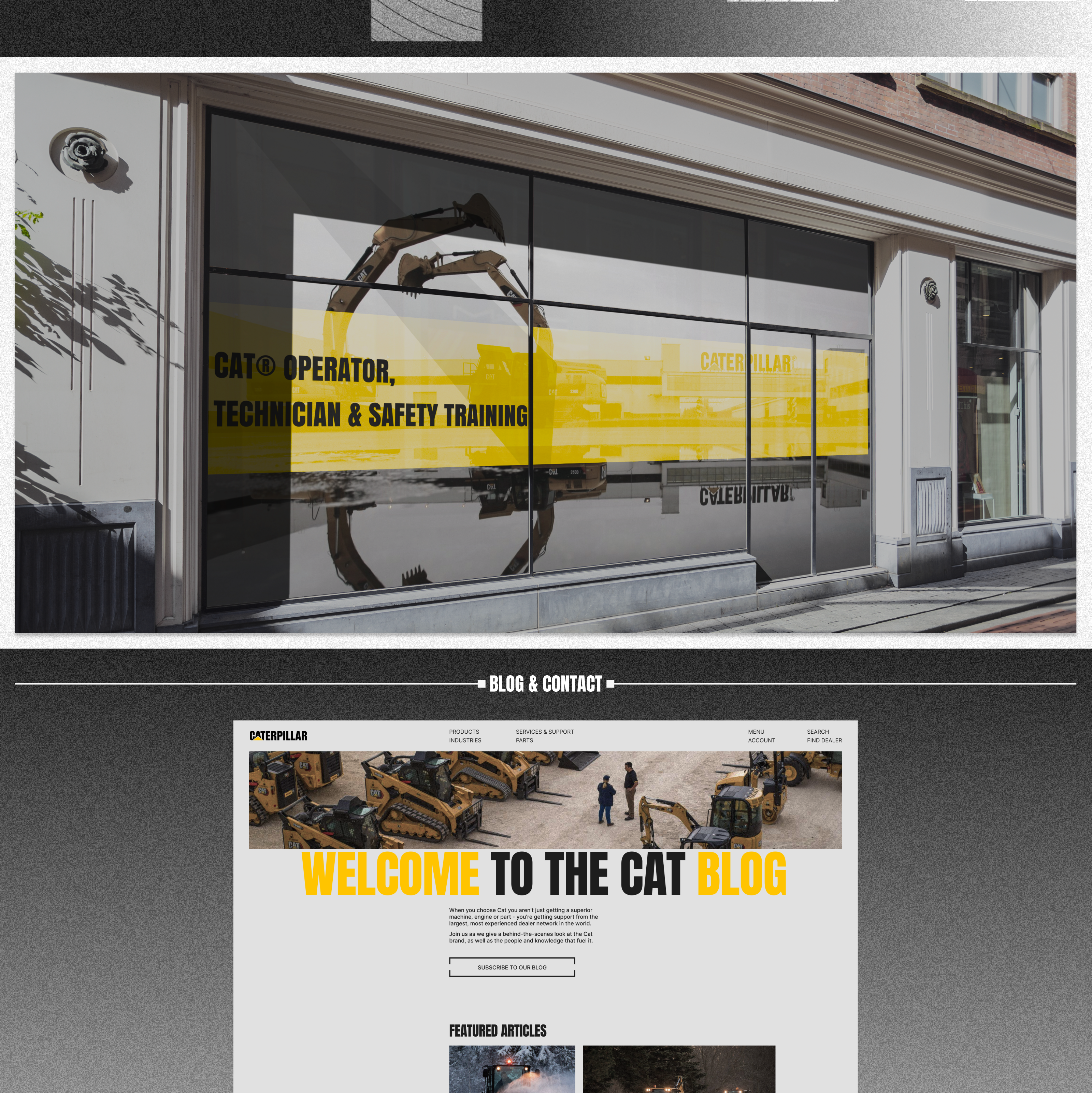 CATERPILLAR | CORPORATE WEBSITE REDESIGN — Изображение №9 — Интерфейсы, Брендинг на Dprofile