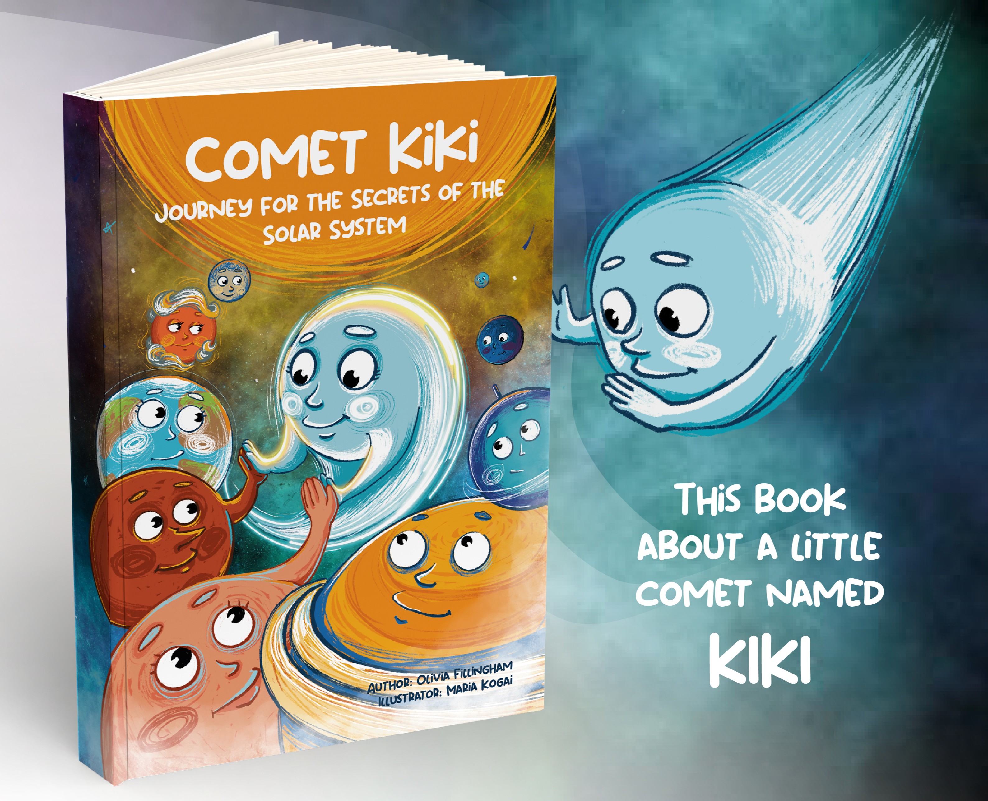 Children's book "Comet Kiki" на Dprofile
