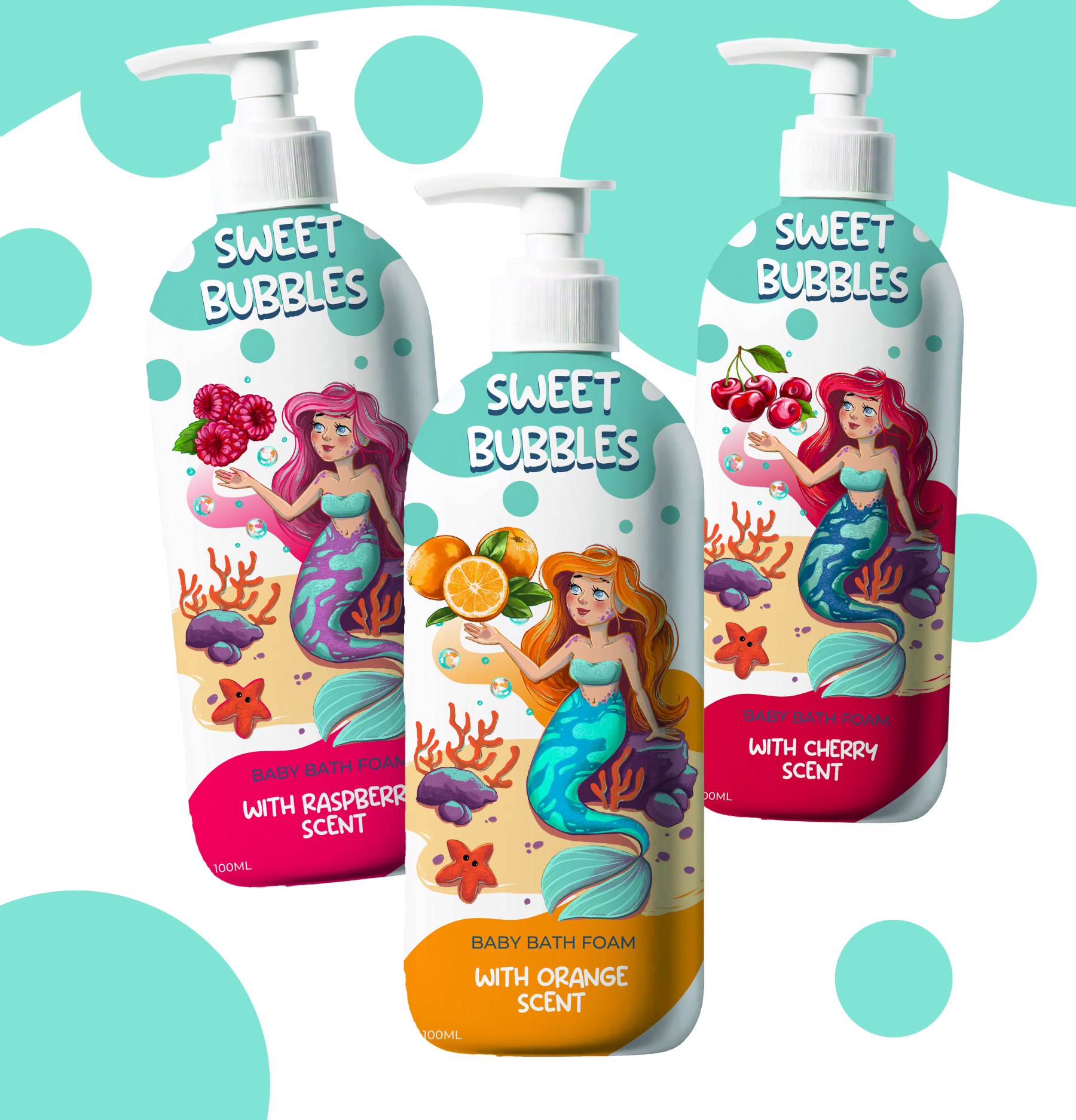 Children's illustration for packaging soap bubbles — Изображение №2 — Иллюстрация на Dprofile