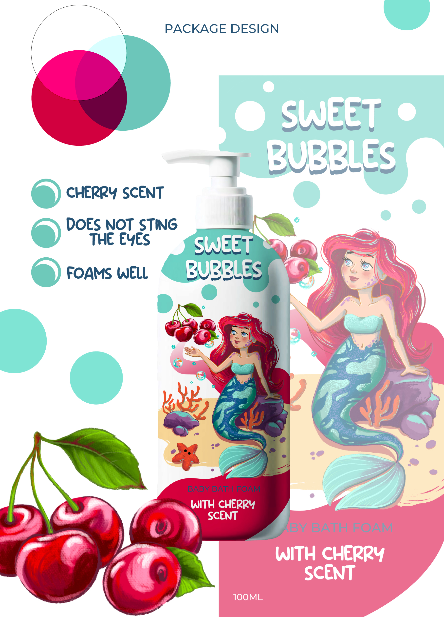 Children's illustration for packaging soap bubbles — Изображение №6 — Иллюстрация на Dprofile