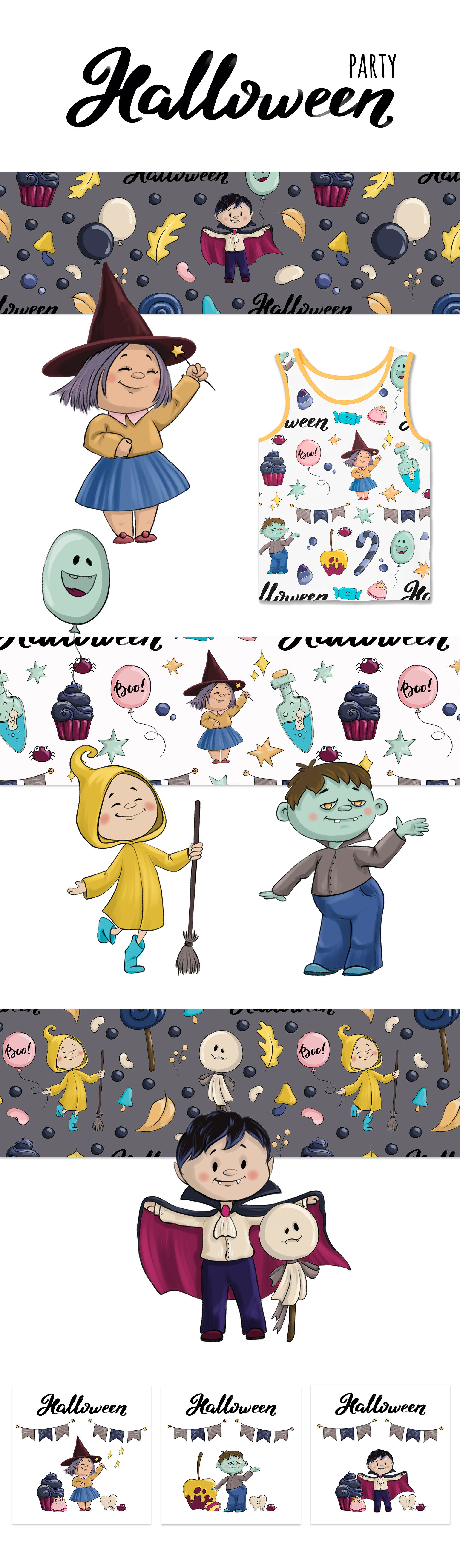 Halloween party — Изображение №1 — Иллюстрация, Графика на Dprofile