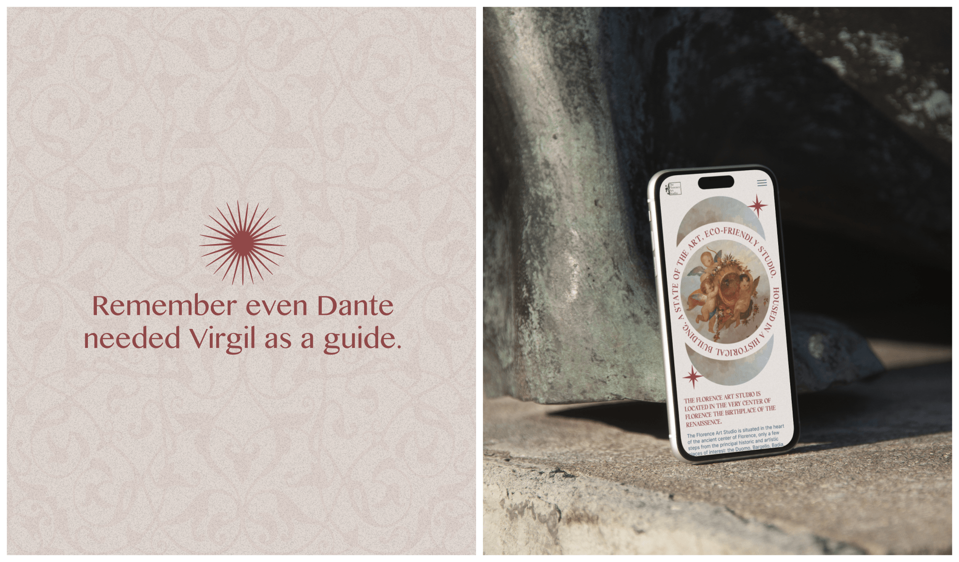 The Florence Art Studio / Corporate Website — Изображение №9 — Интерфейсы, Брендинг на Dprofile