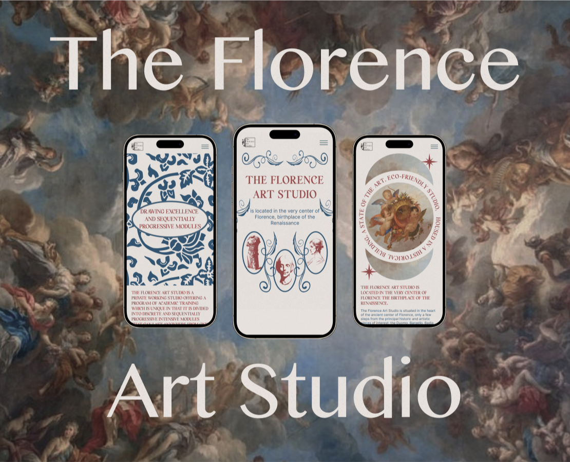 The Florence Art Studio / Corporate Website — Интерфейсы, Брендинг на Dprofile