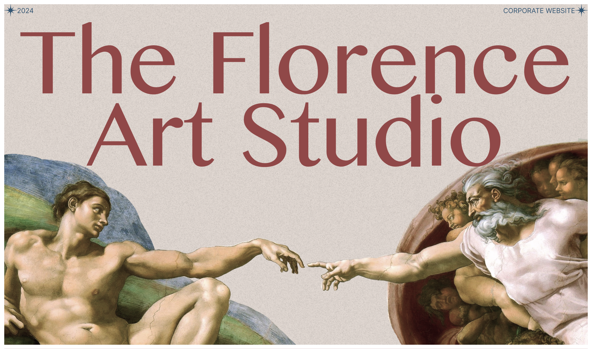 The Florence Art Studio / Corporate Website — Изображение №1 — Интерфейсы, Брендинг на Dprofile