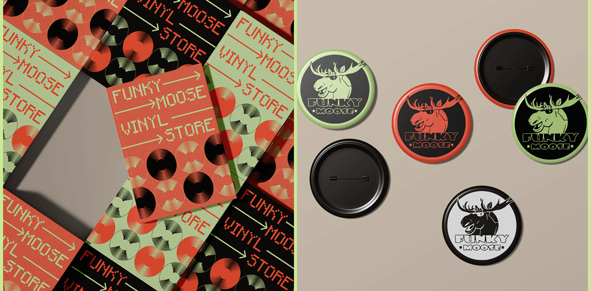 Funky Moose Vinyl Record Store / E-commerce Redesign — Изображение №12 — Интерфейсы, Брендинг на Dprofile