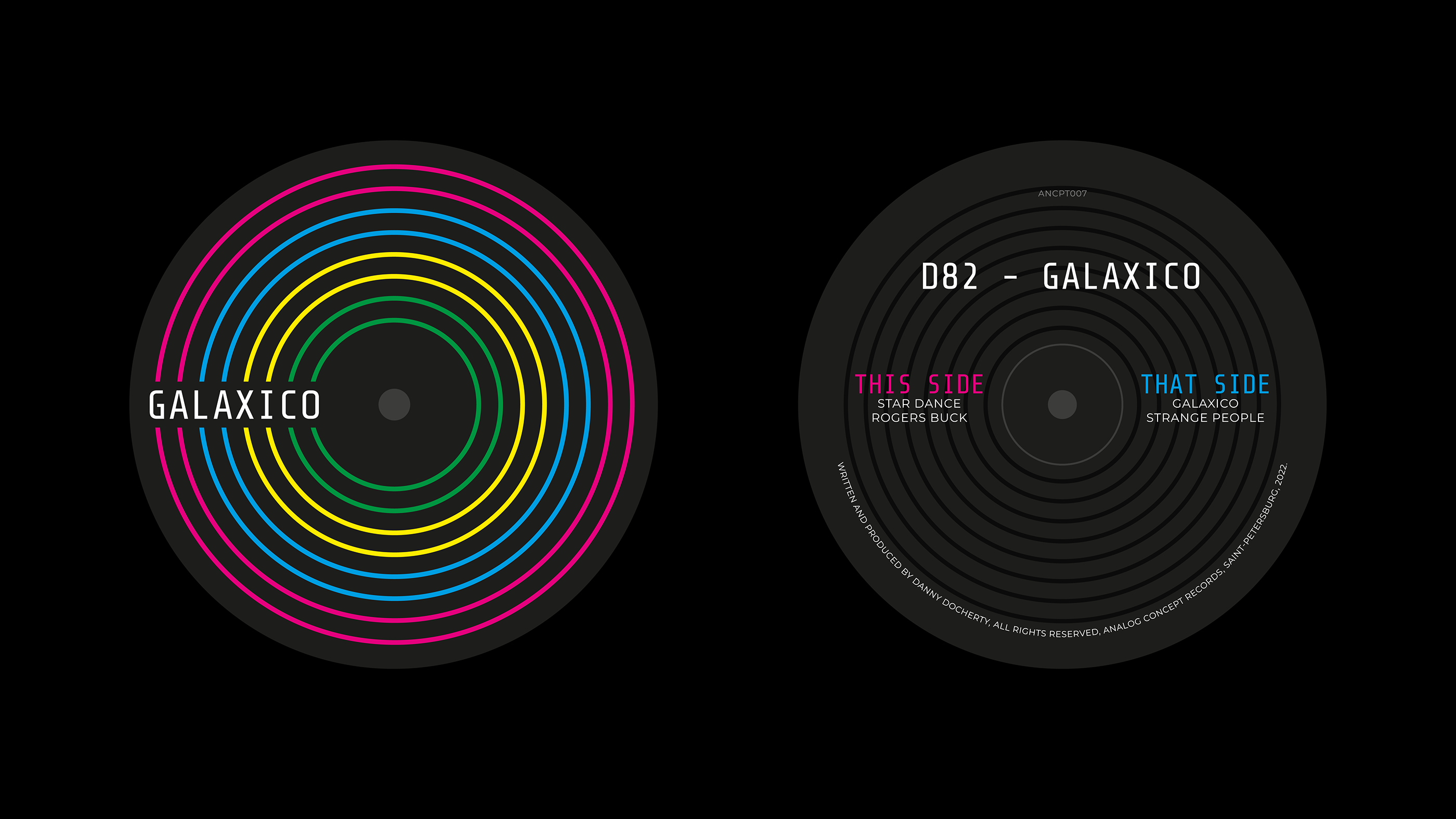 Vinyl label brand GALAXICO — Изображение №2 — Брендинг на Dprofile