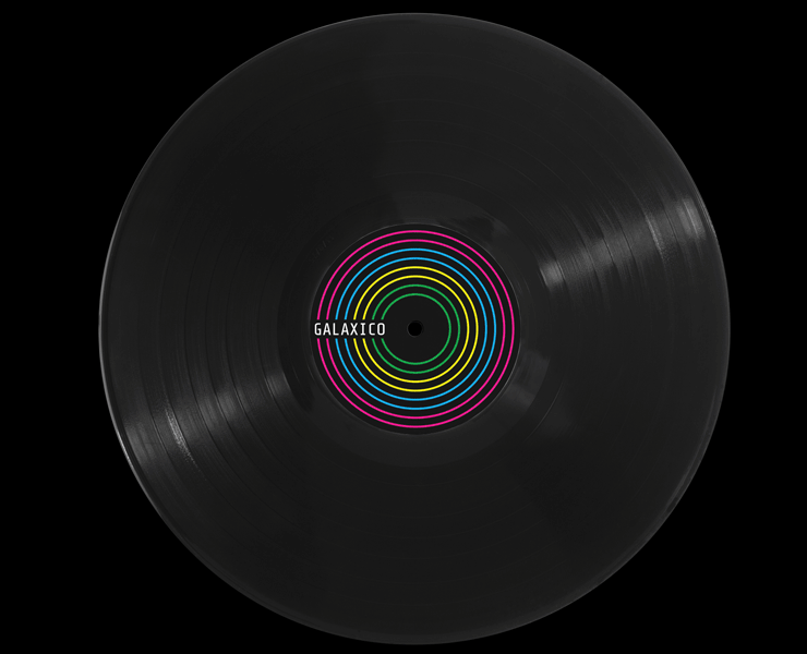 Vinyl label brand GALAXICO — Брендинг на Dprofile