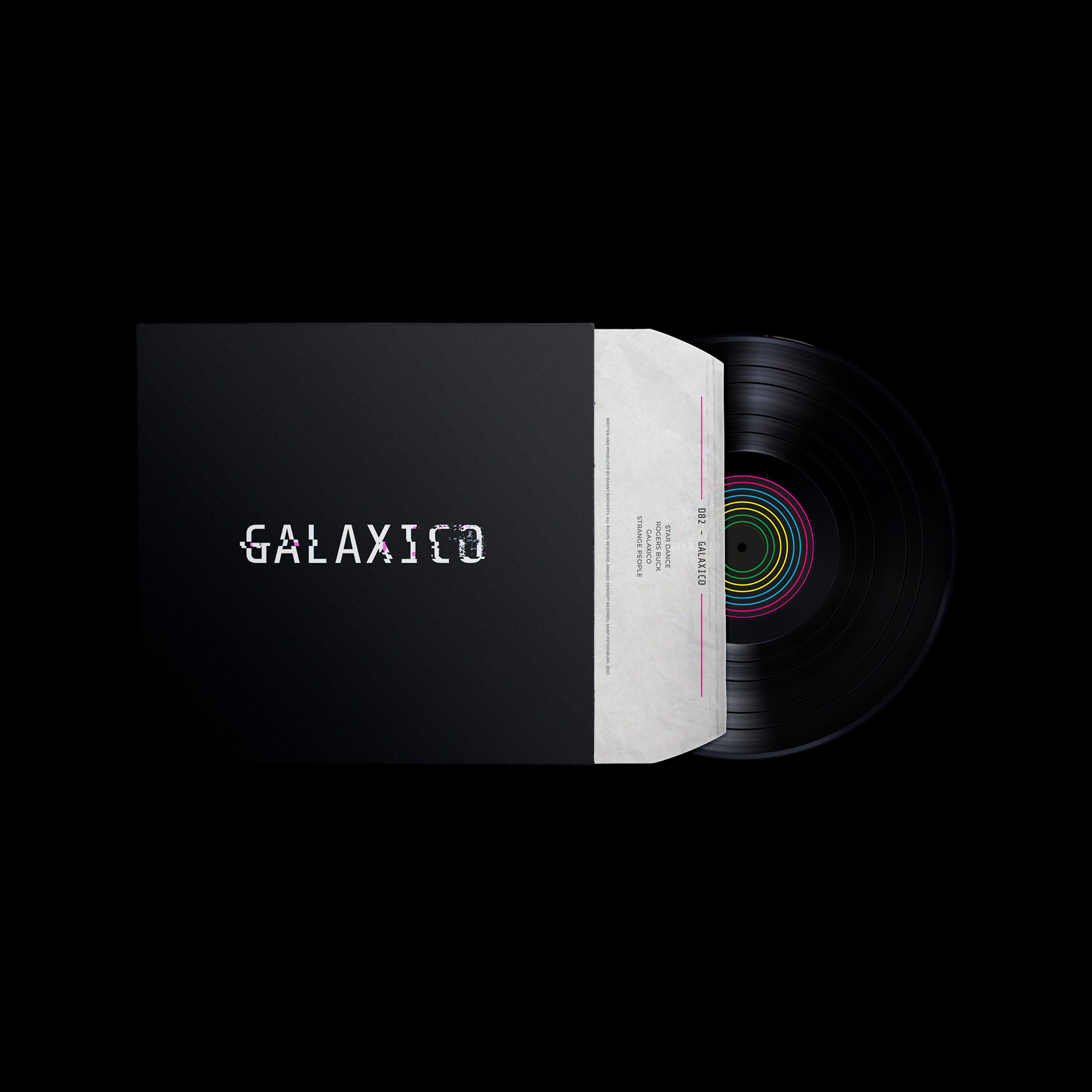 Vinyl label brand GALAXICO — Изображение №11 — Брендинг на Dprofile