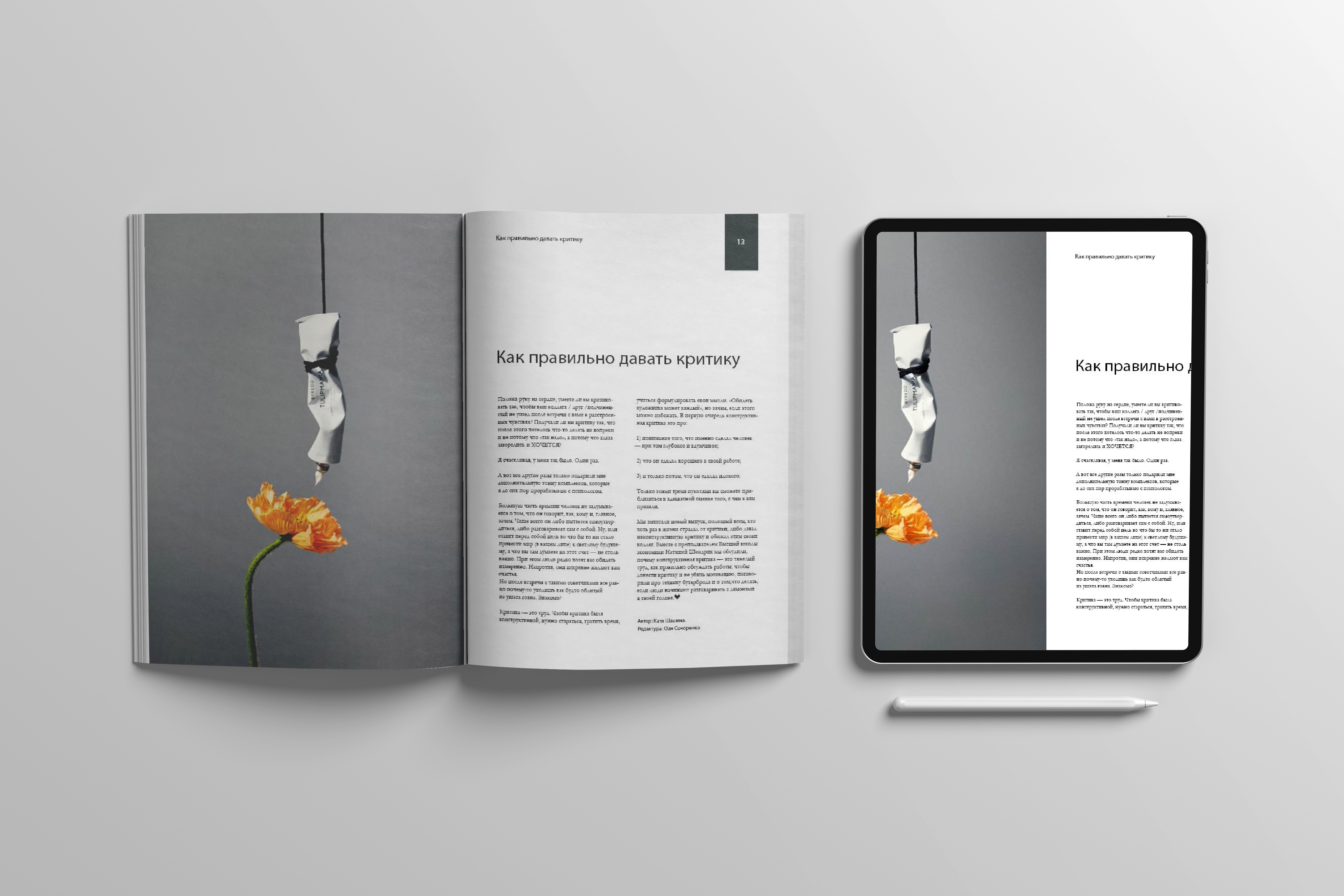 Верстка журнала в минималистично стиле — Изображение №6 — Графика на Dprofile