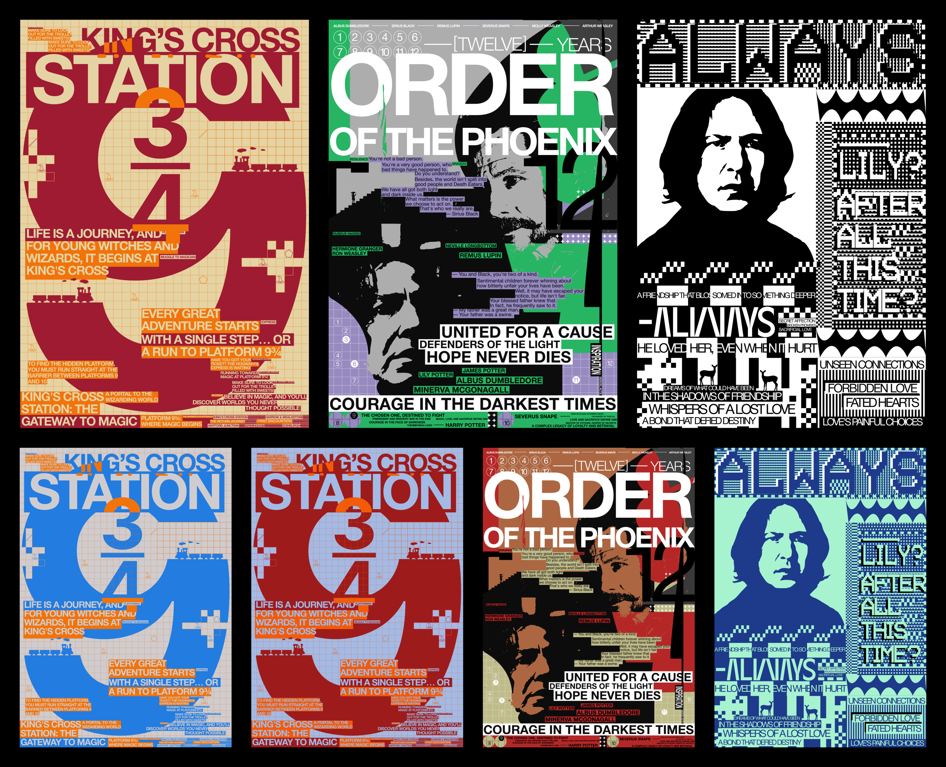 Poster collection | Harry Potter — Изображение №12 — Брендинг, Графика на Dprofile