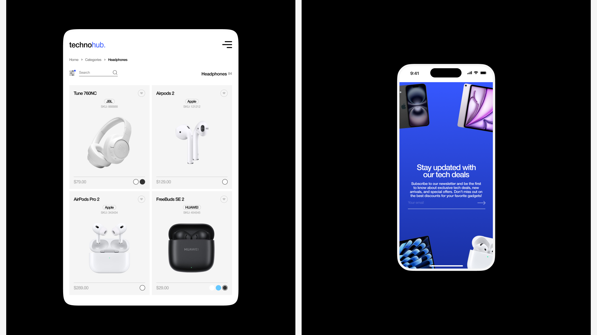 Online store | Electronics — Изображение №7 — Интерфейсы на Dprofile