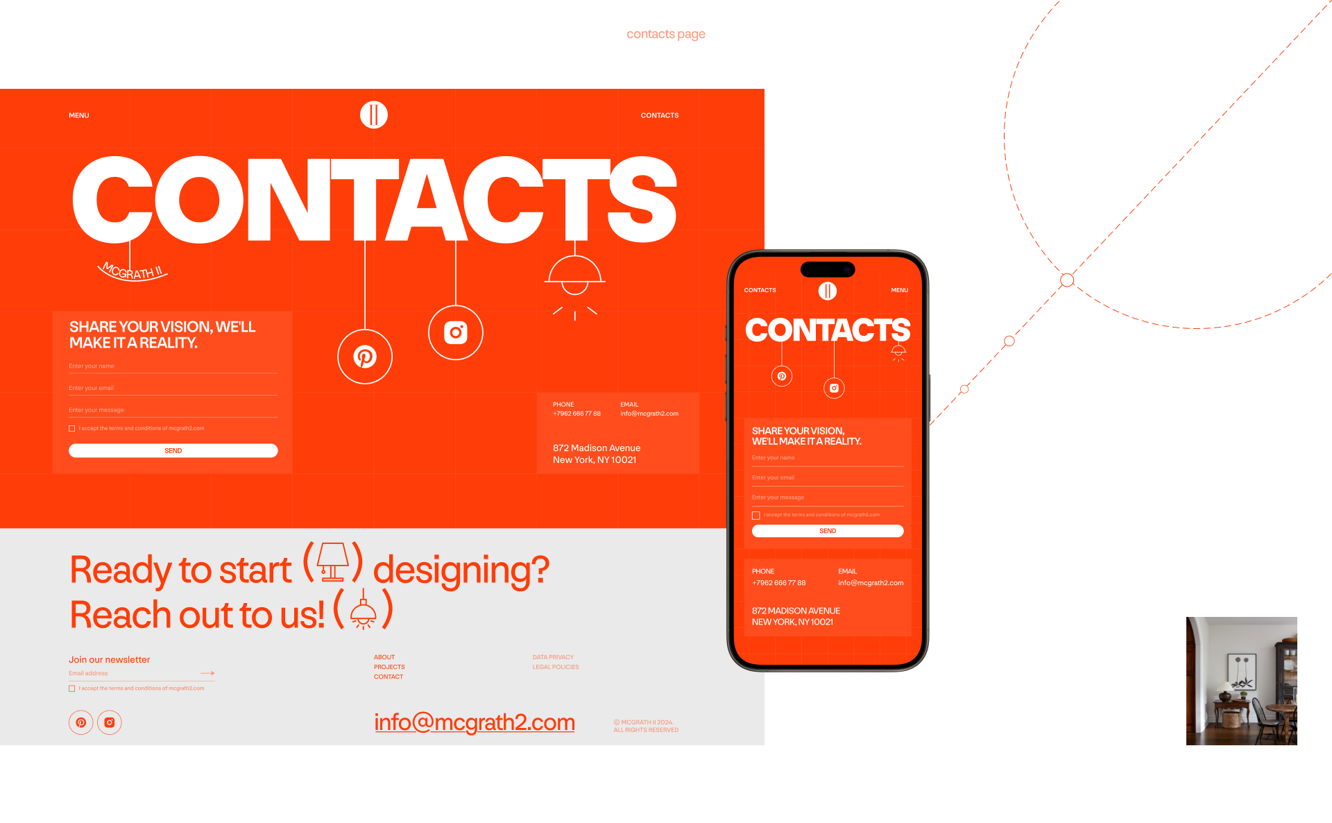 Corporate website | Interior design studio — Изображение №10 — Интерфейсы, Брендинг на Dprofile