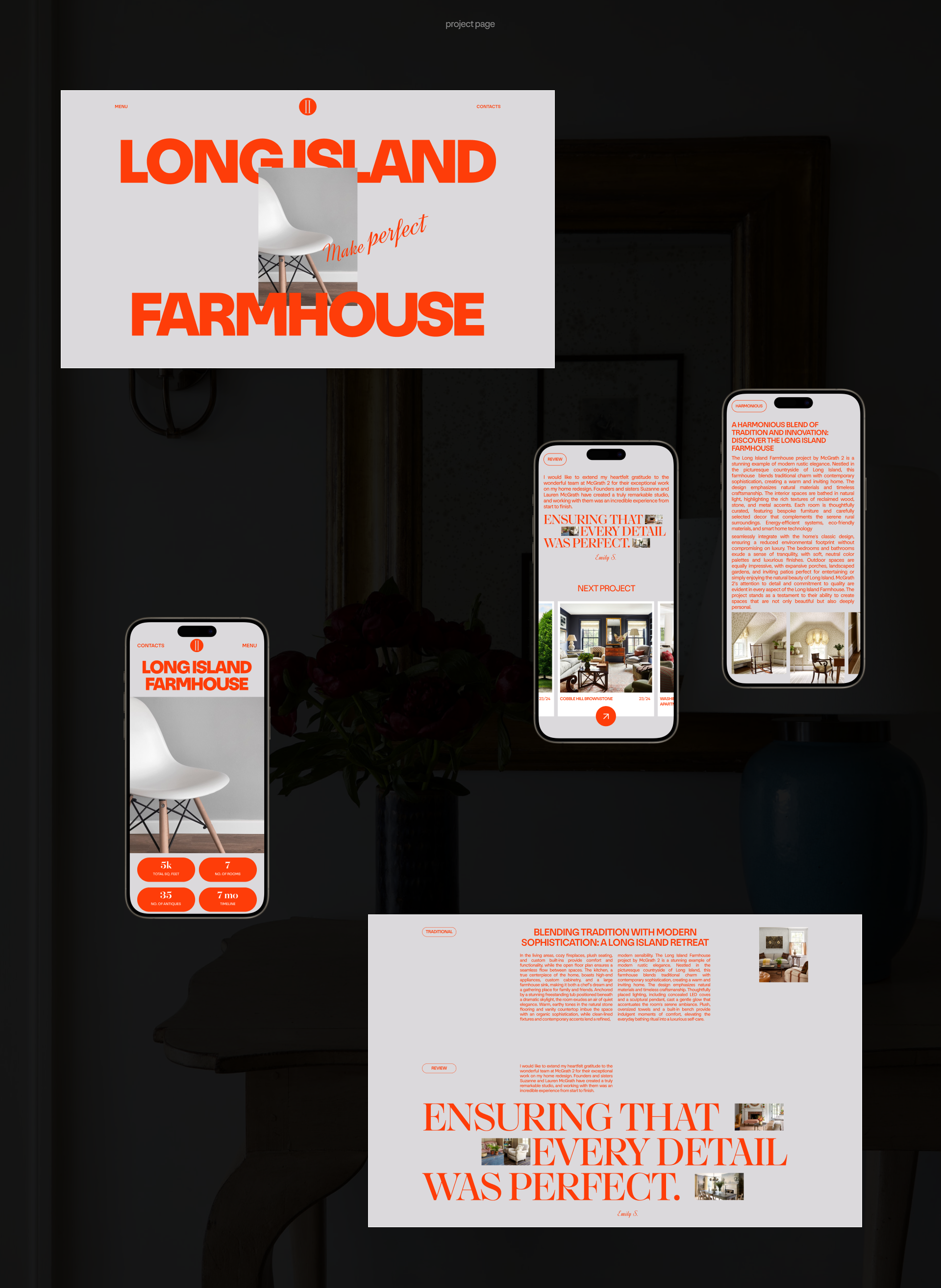 Corporate website | Interior design studio — Изображение №5 — Интерфейсы, Брендинг на Dprofile