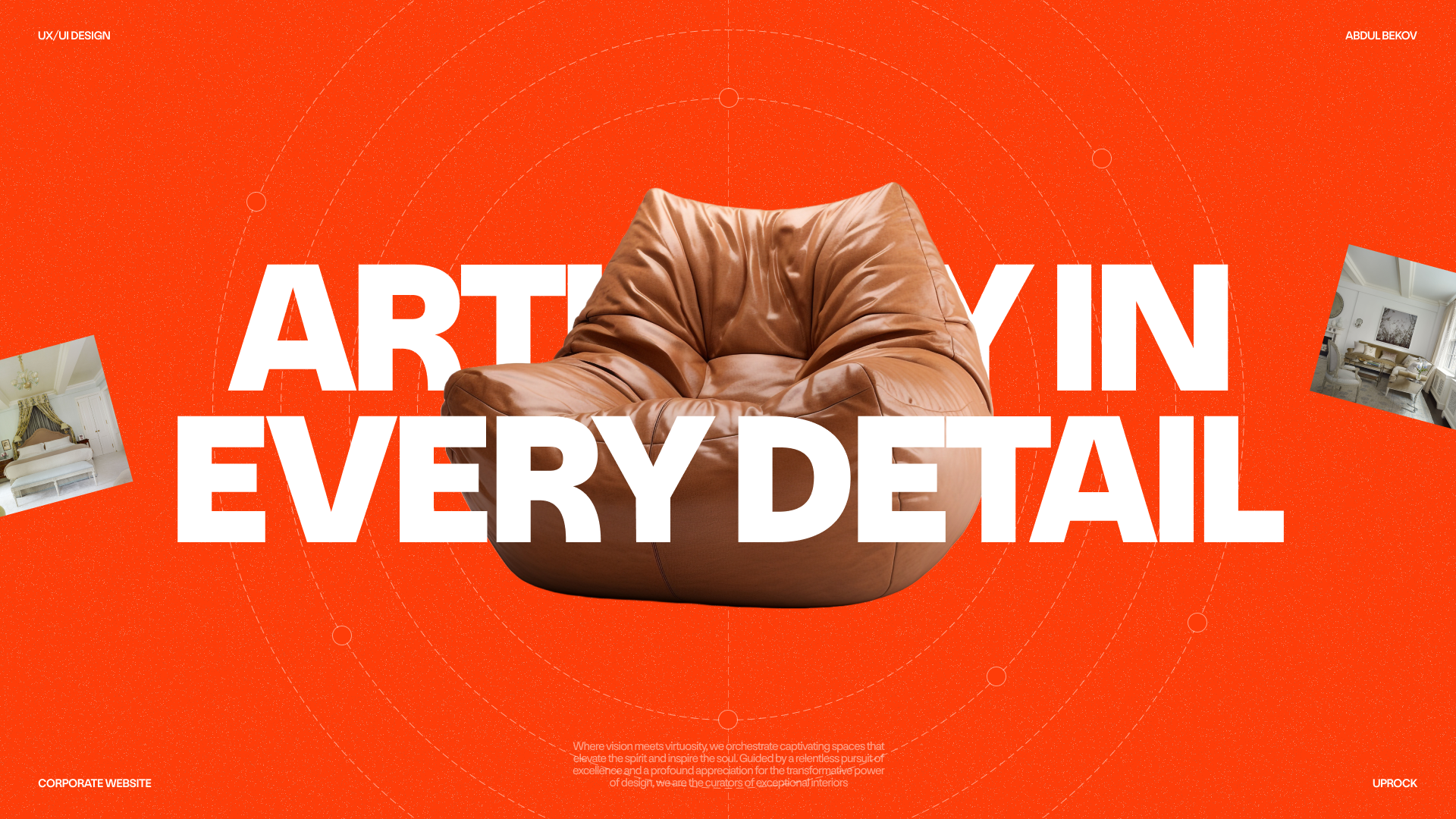 Corporate website | Interior design studio — Изображение №1 — Интерфейсы, Брендинг на Dprofile