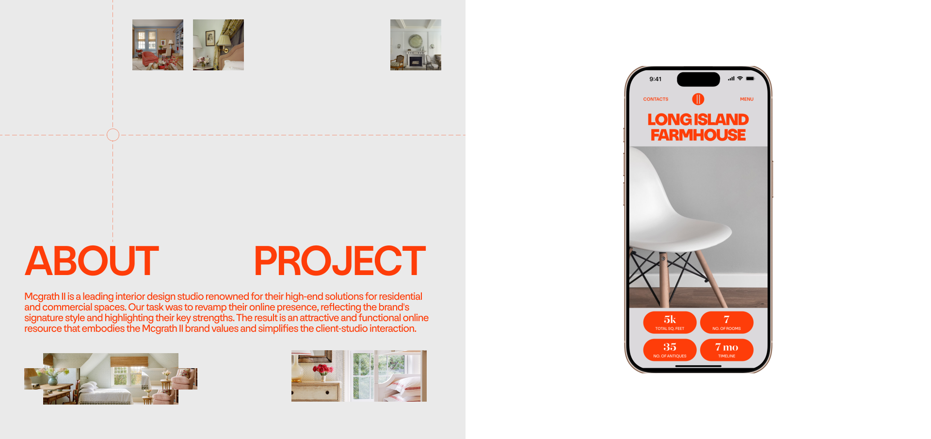 Corporate website | Interior design studio — Изображение №2 — Интерфейсы, Брендинг на Dprofile