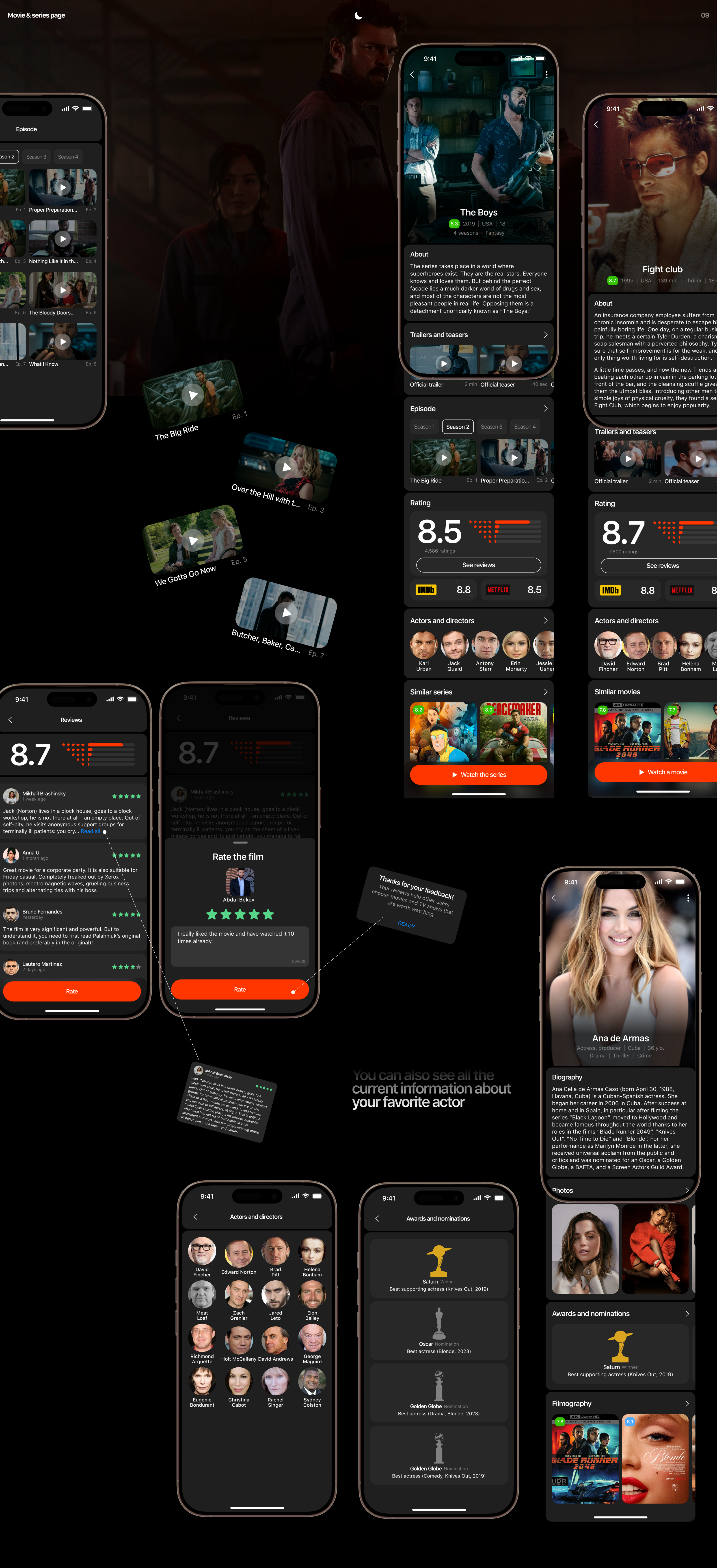 Mobile app | Online cinema — Изображение №12 — Интерфейсы на Dprofile