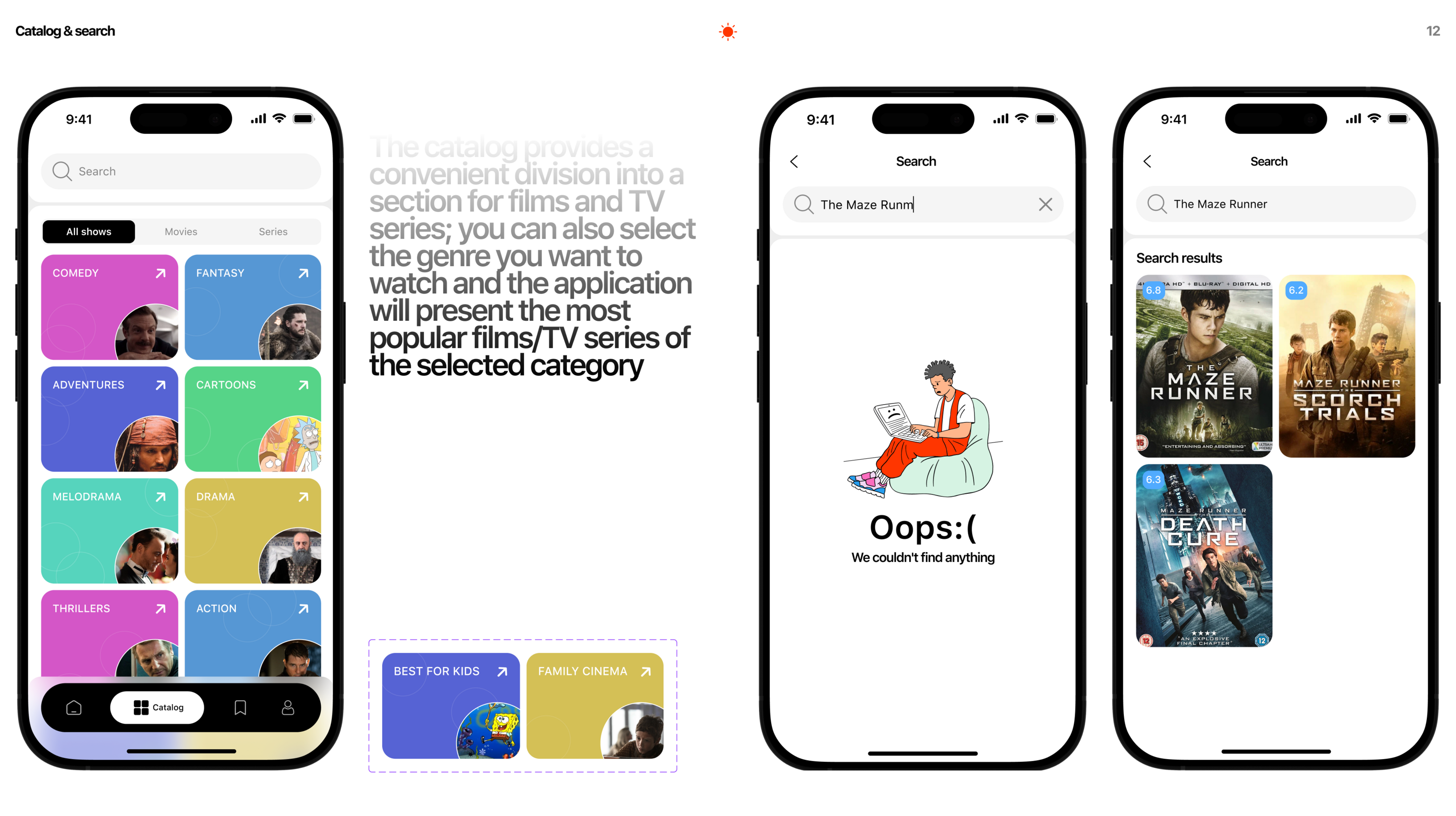 Mobile app | Online cinema — Изображение №15 — Интерфейсы на Dprofile
