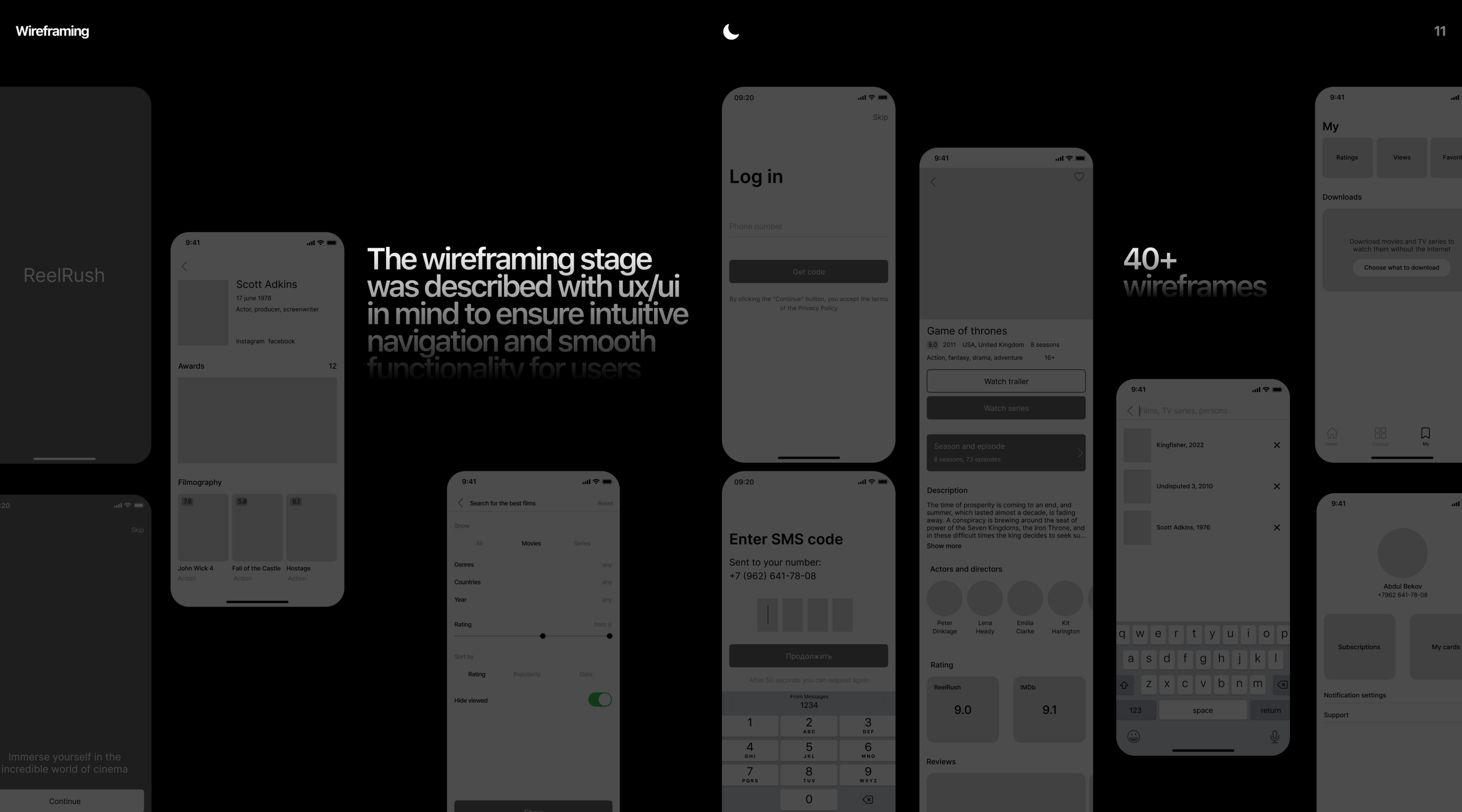 Mobile app | Online cinema — Изображение №14 — Интерфейсы на Dprofile