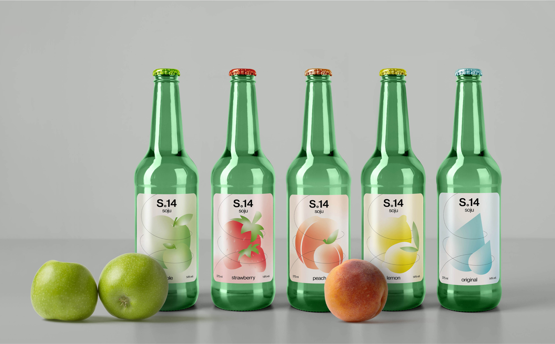 Soju «S.14» | Дизайн упаковки — Изображение №1 — Брендинг на Dprofile