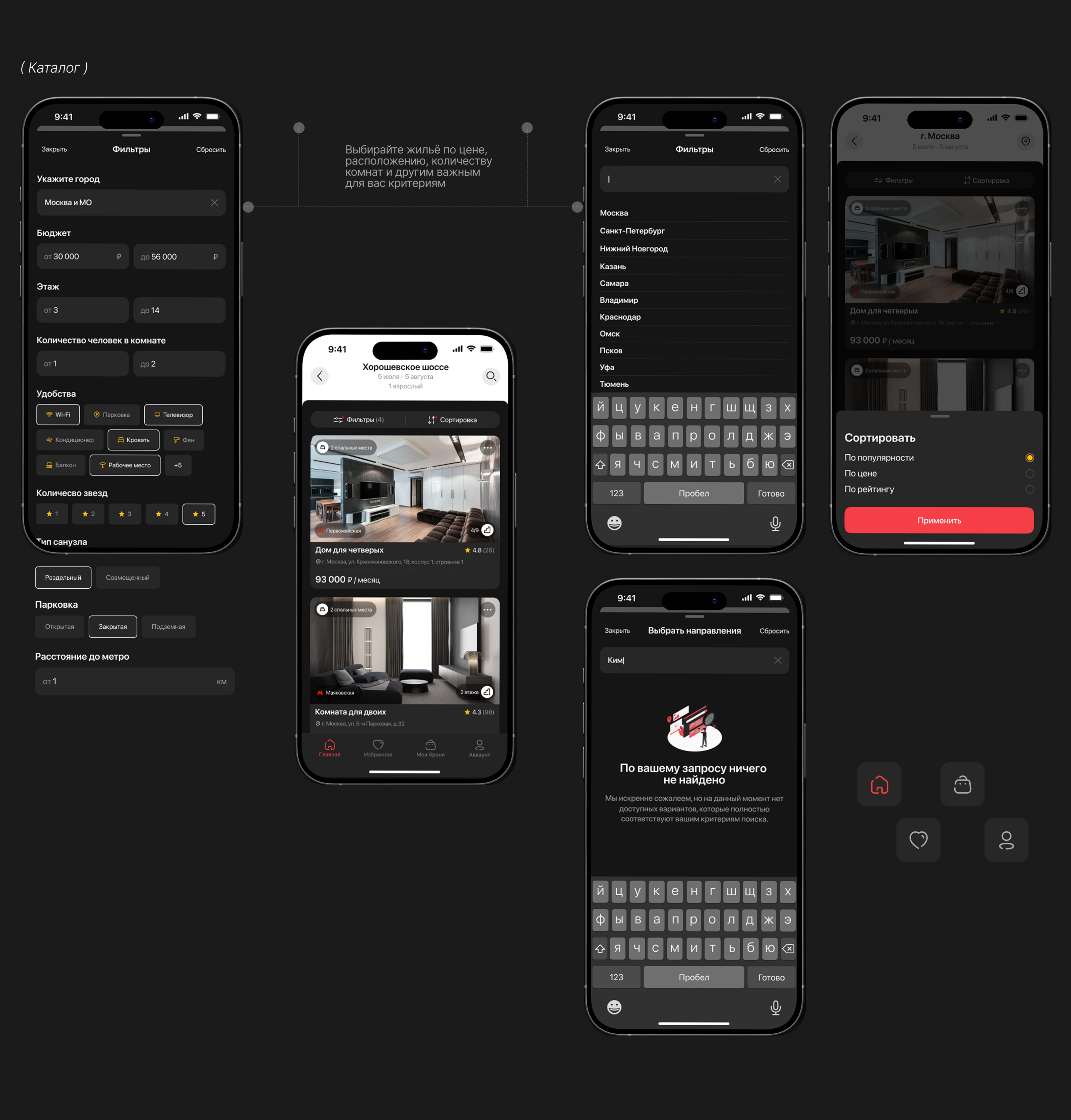 Coliving space | Mobile App — Изображение №13 — Интерфейсы на Dprofile