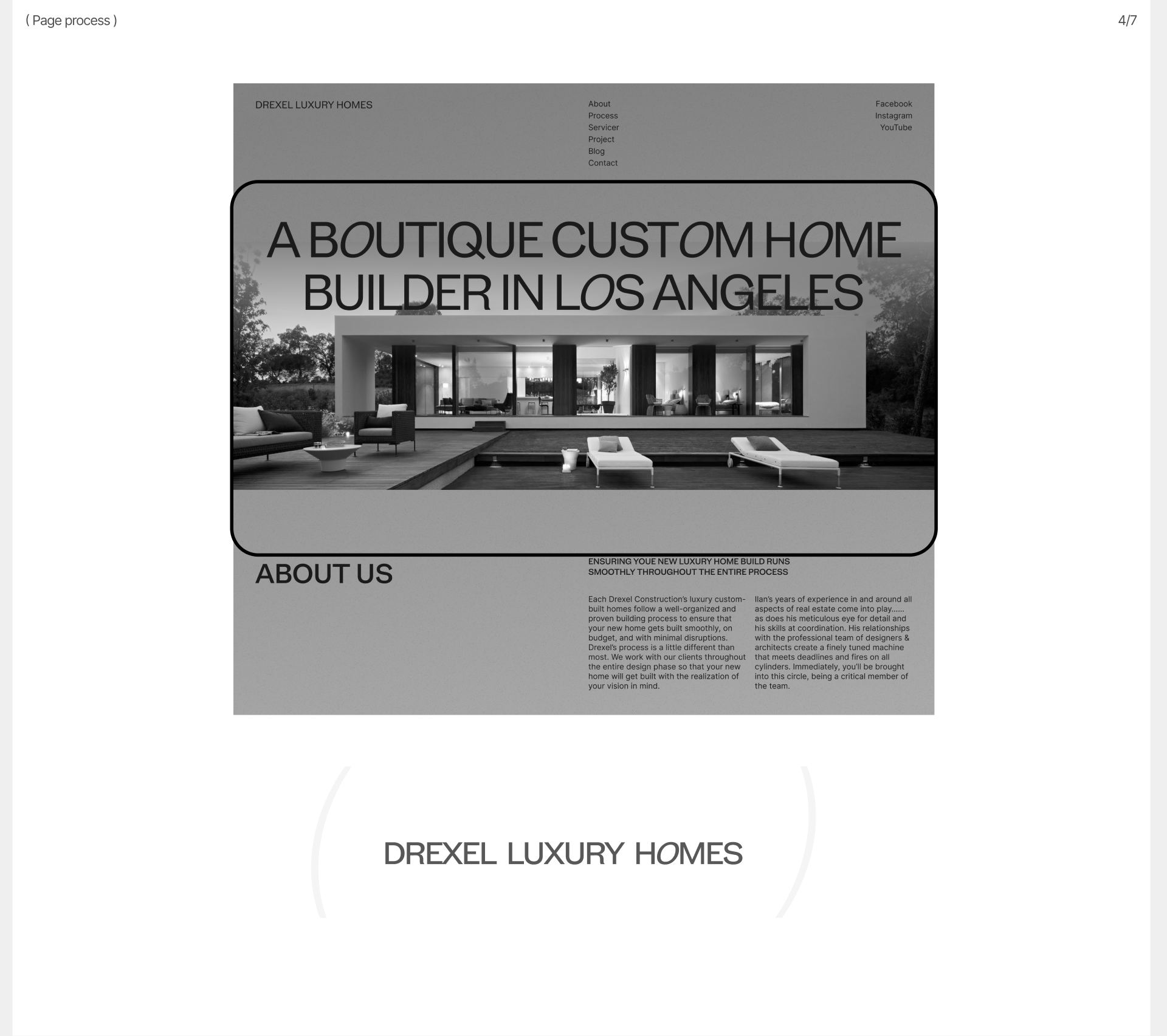 DREXEL LUXURY HOMES | WEB-DESIGN — Изображение №9 — Интерфейсы на Dprofile