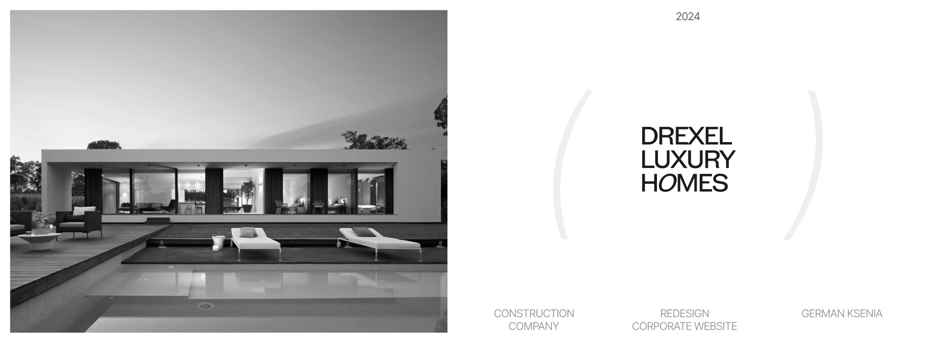 DREXEL LUXURY HOMES | WEB-DESIGN — Изображение №1 — Интерфейсы на Dprofile