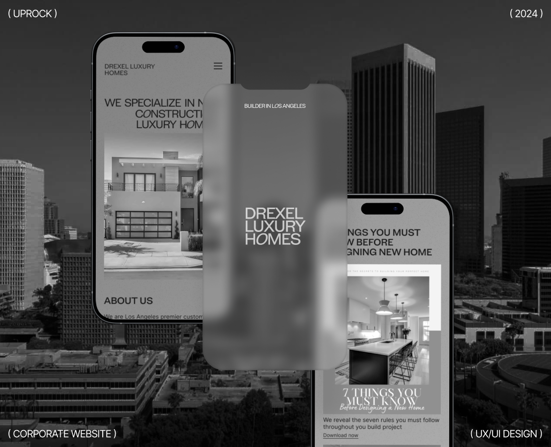 DREXEL LUXURY HOMES | WEB-DESIGN — Интерфейсы на Dprofile