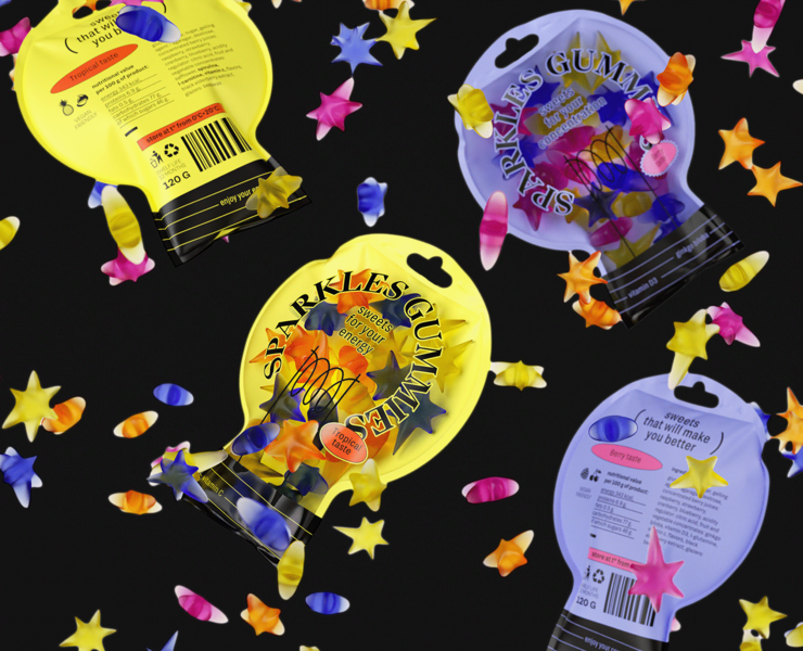 Sparkles Gummies — Графика, 3D на Dprofile