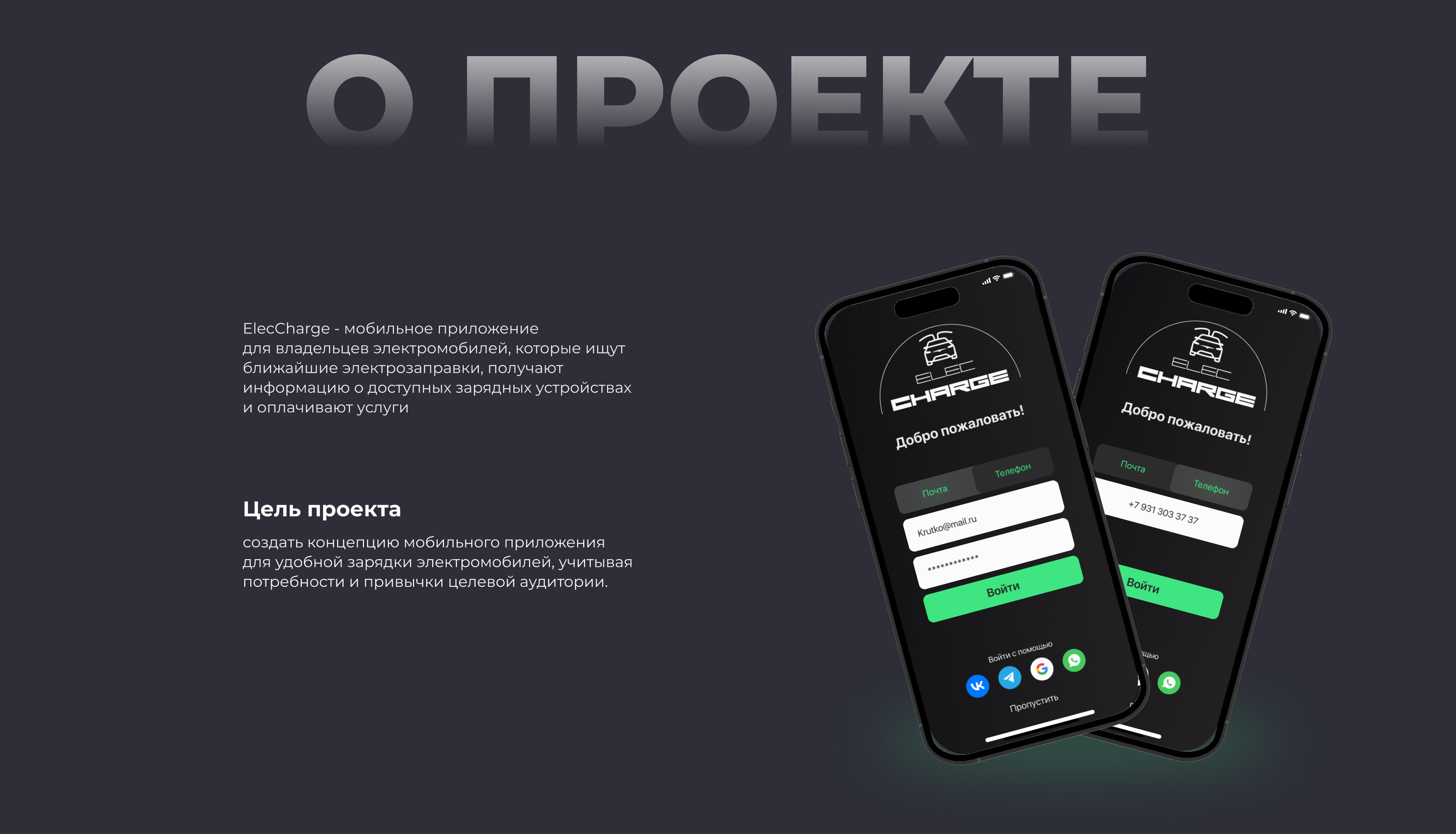 ElecCharge - электрозаправки | MOBILE APP | UX/UI — Изображение №3 — Интерфейсы на Dprofile