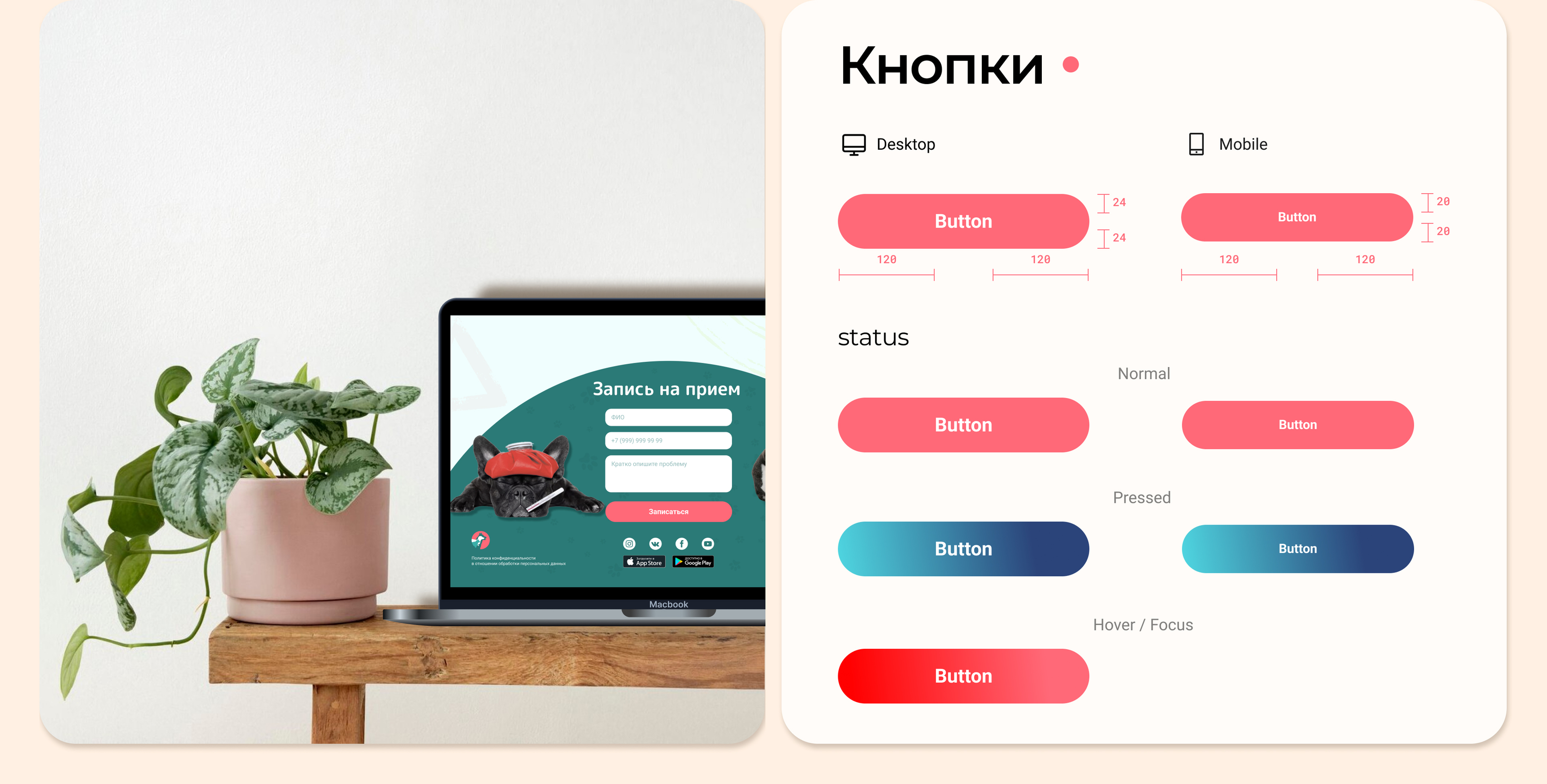 Landing concept of a veterinary clinic — Изображение №7 — Интерфейсы на Dprofile