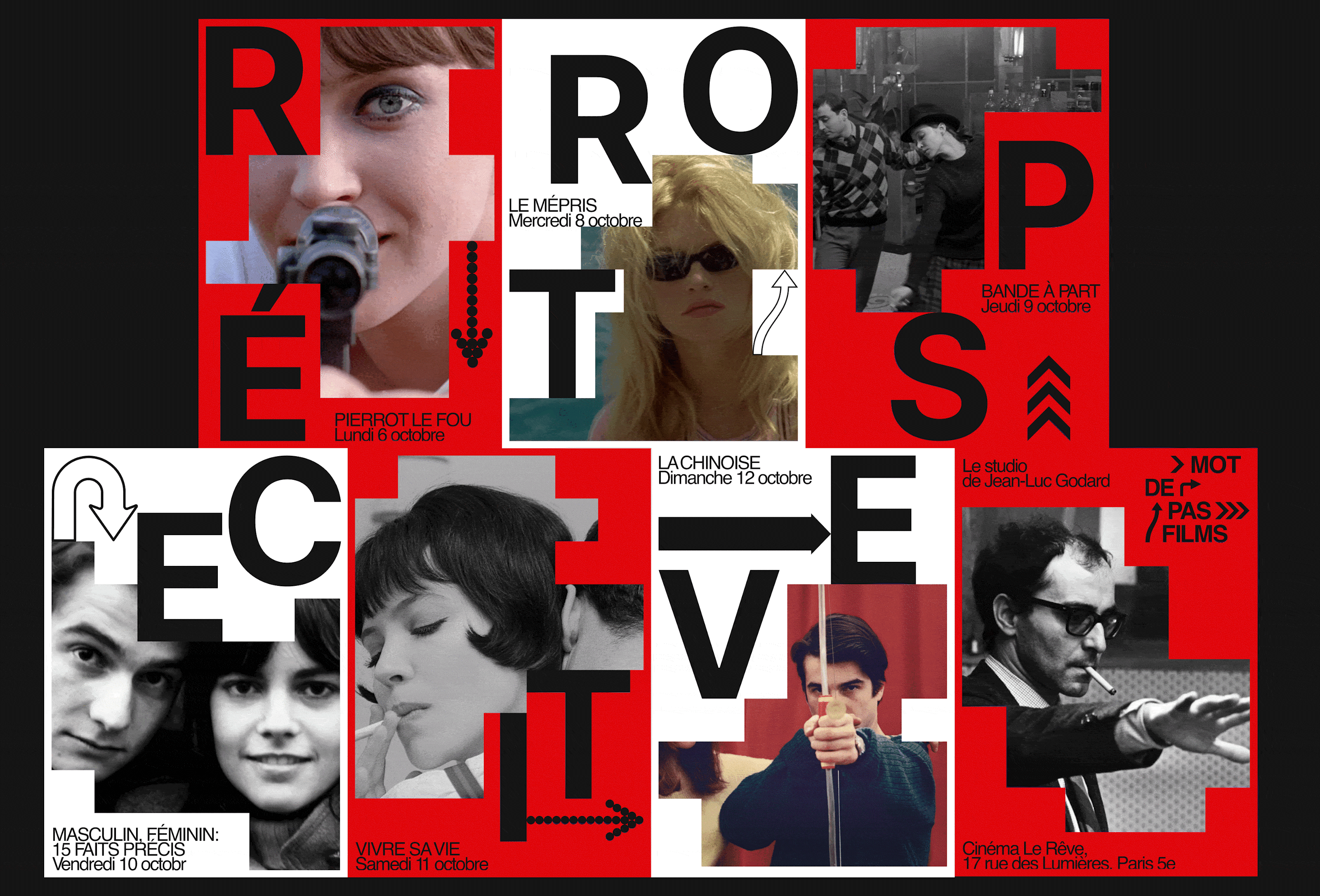 Jean-Luc Godard: MOT DE PAS FILMS — Изображение №16 — Брендинг на Dprofile