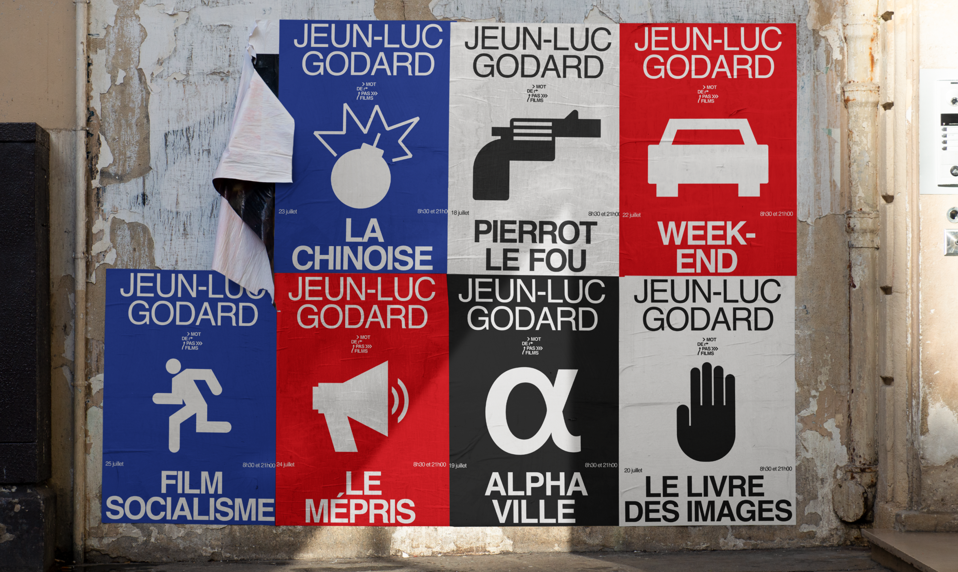 Jean-Luc Godard: MOT DE PAS FILMS — Изображение №15 — Брендинг на Dprofile