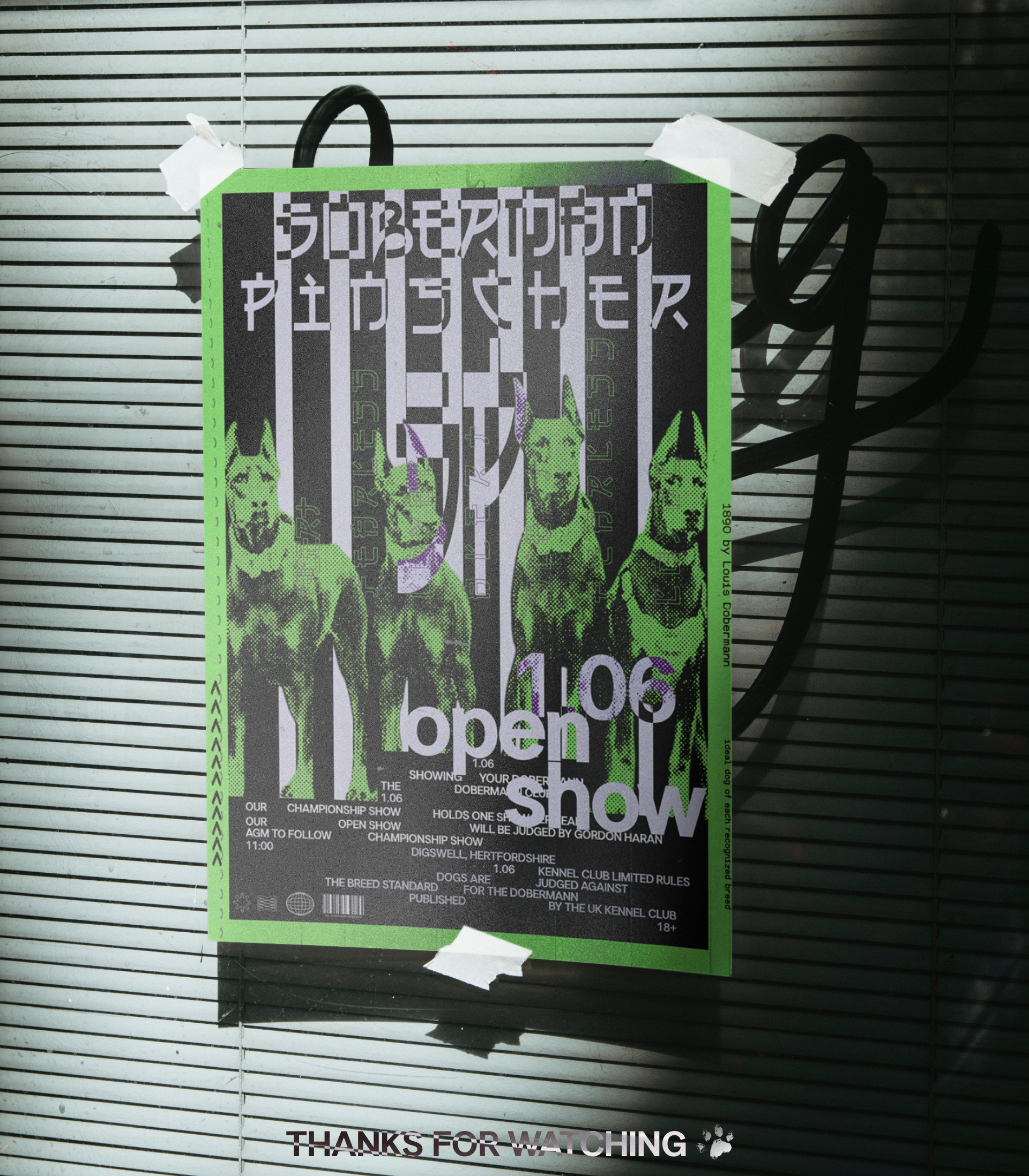 Poster Collection | Doberman Pinscher — Изображение №7 — Графика на Dprofile