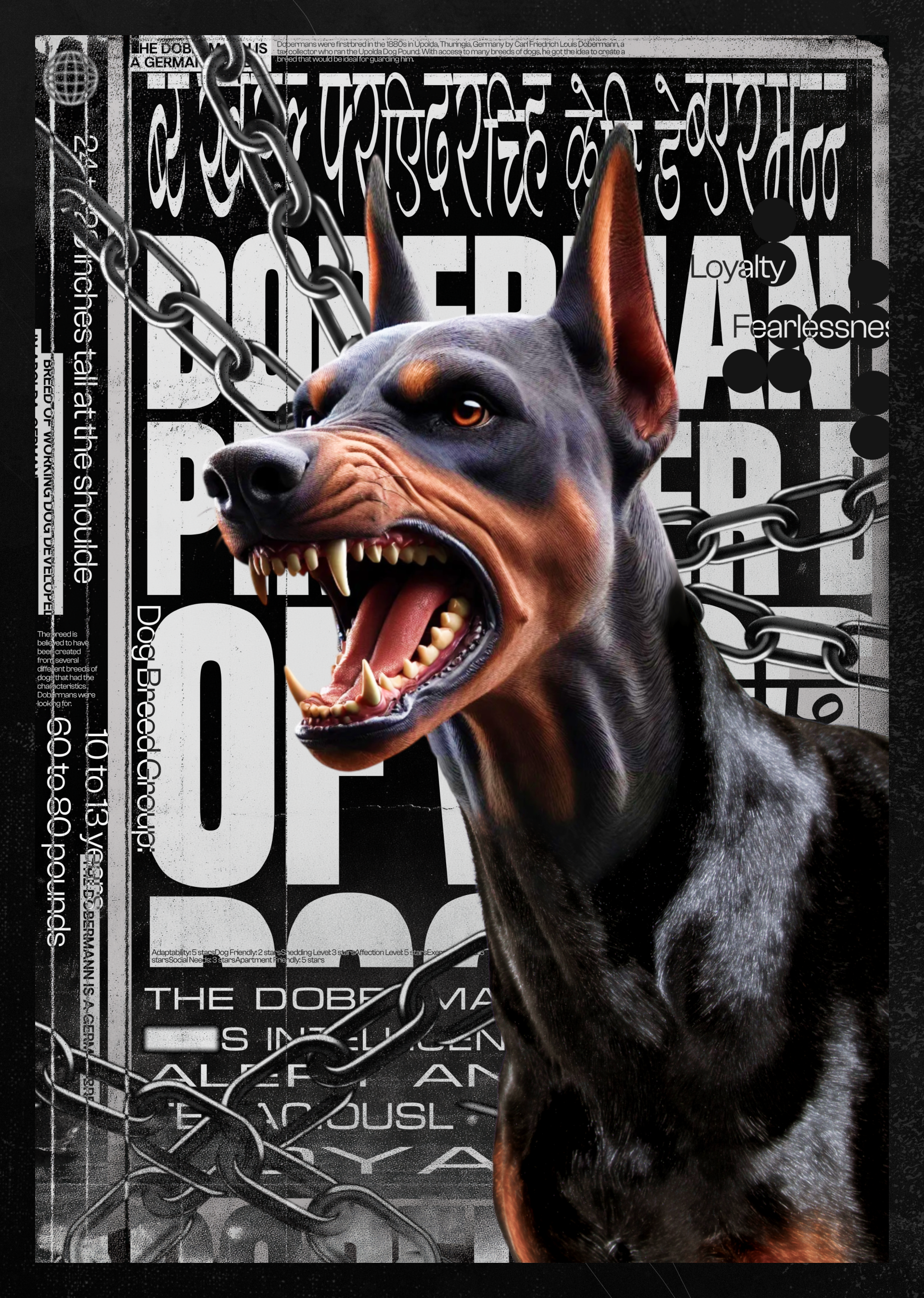 Poster Collection | Doberman Pinscher — Изображение №2 — Графика на Dprofile