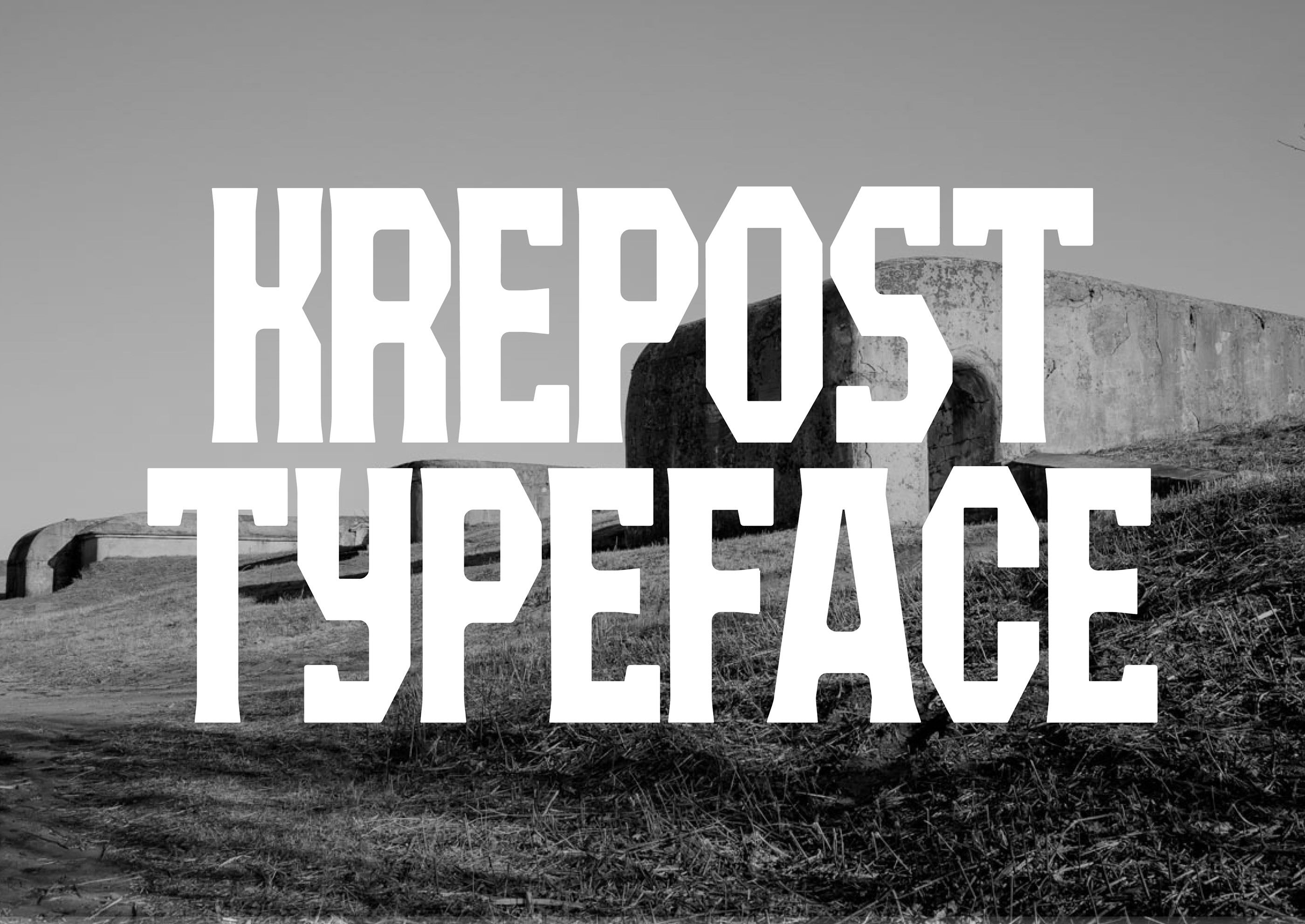 Krepost Typeface — Изображение №1 — Брендинг, Графика на Dprofile