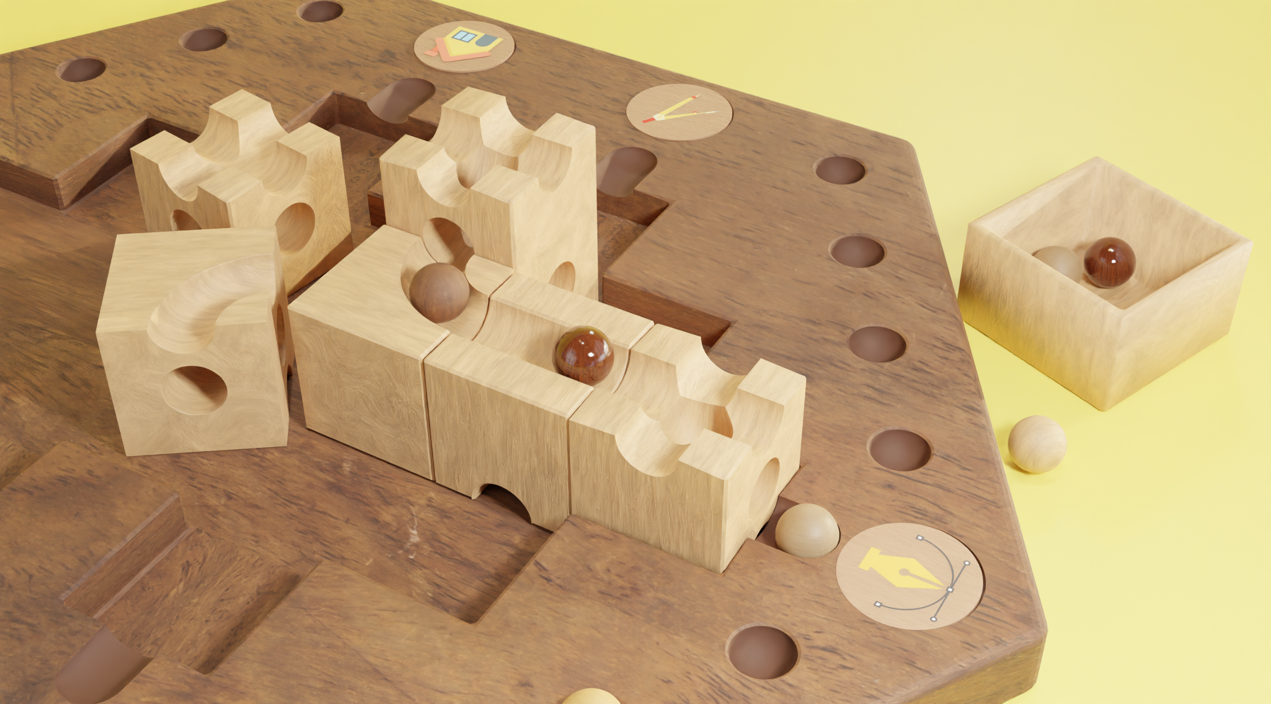 Modular constructor // CUBORO concept — Изображение №5 — 3D на Dprofile