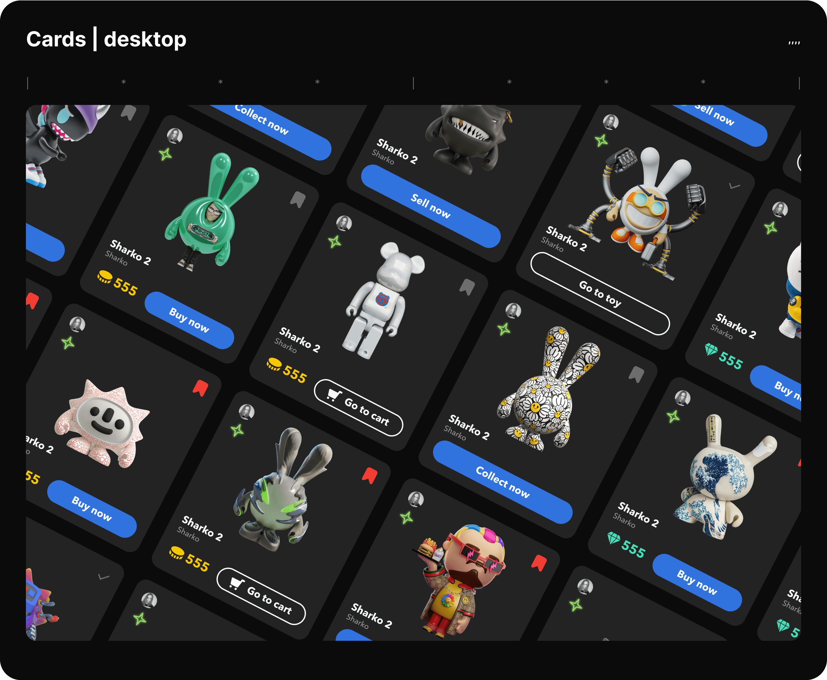 ArToys platform — Изображение №16 — Интерфейсы на Dprofile