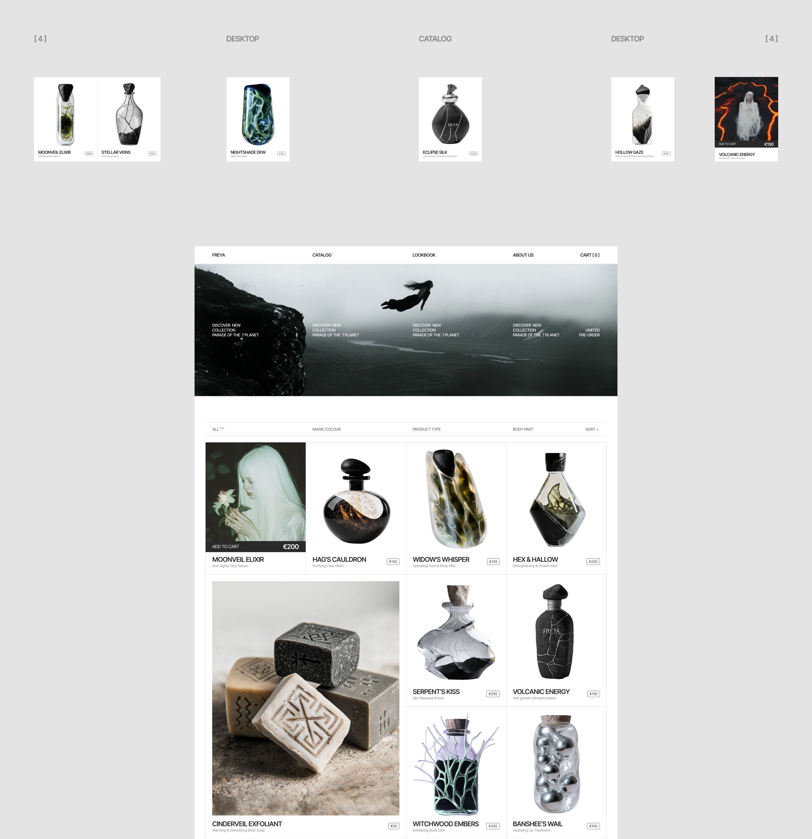 FREYA | ONLINE BOUTIQUE — Изображение №7 — Интерфейсы на Dprofile