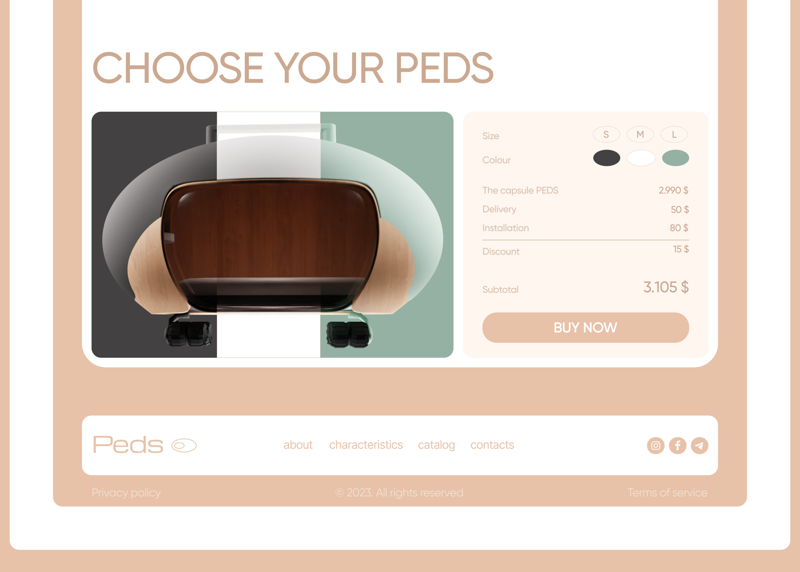 PEDS | 3D-продукт, лендинг — Изображение №13 — Интерфейсы, 3D на Dprofile
