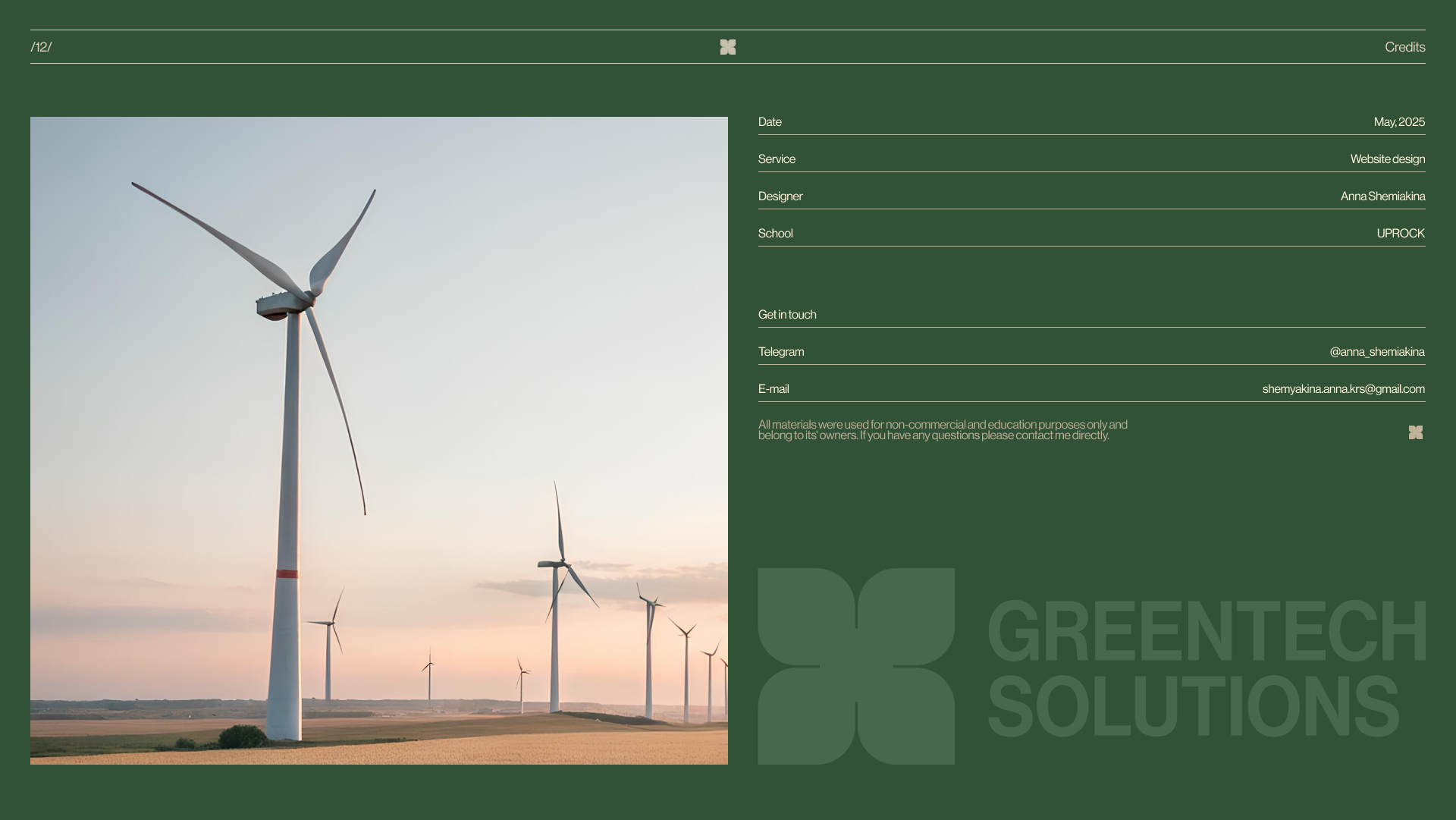 GreenTech Solutions — corporate website — Изображение №22 — Интерфейсы на Dprofile