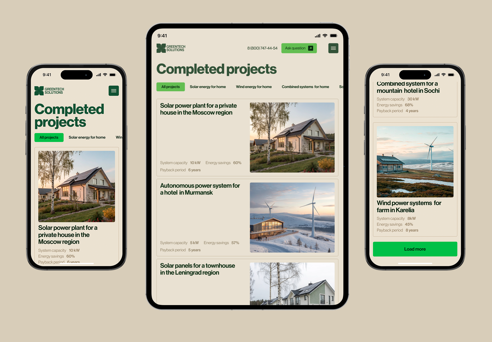 GreenTech Solutions — corporate website — Изображение №19 — Интерфейсы на Dprofile