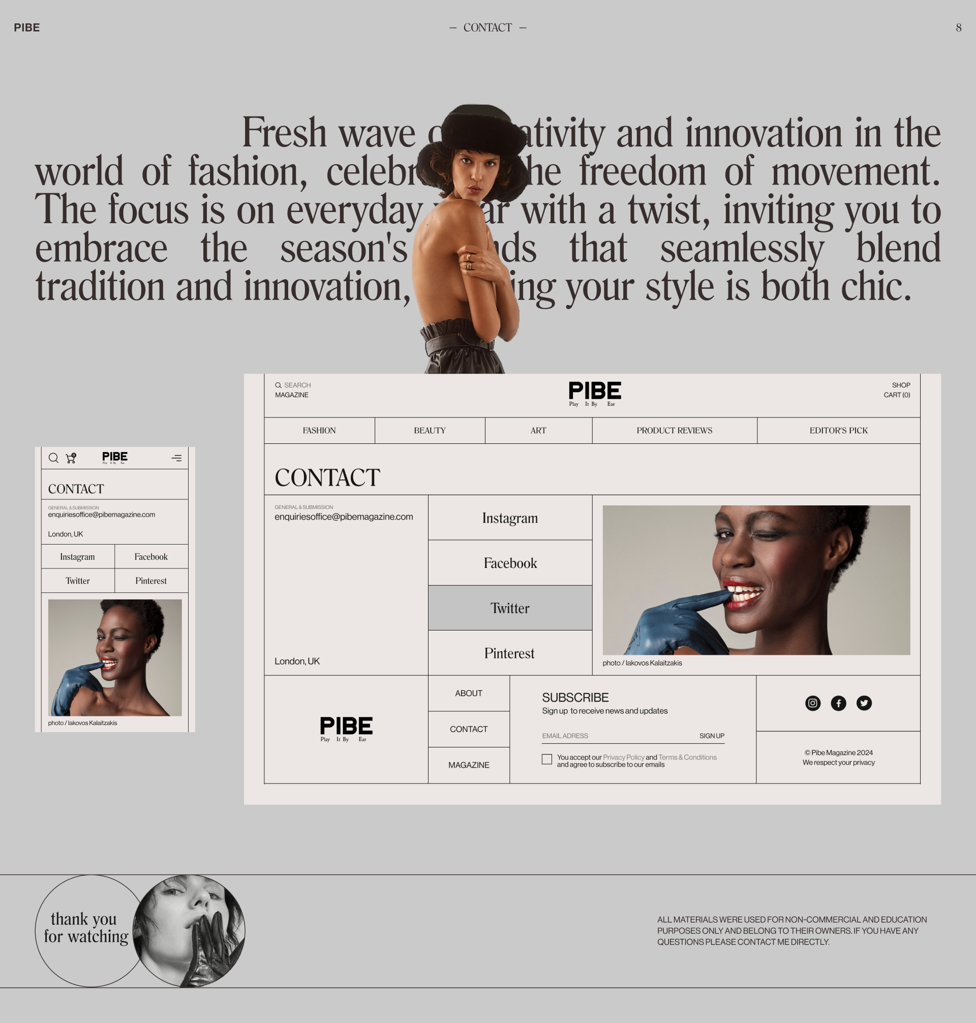 PIBE MAGAZINE — Изображение №17 — Интерфейсы на Dprofile