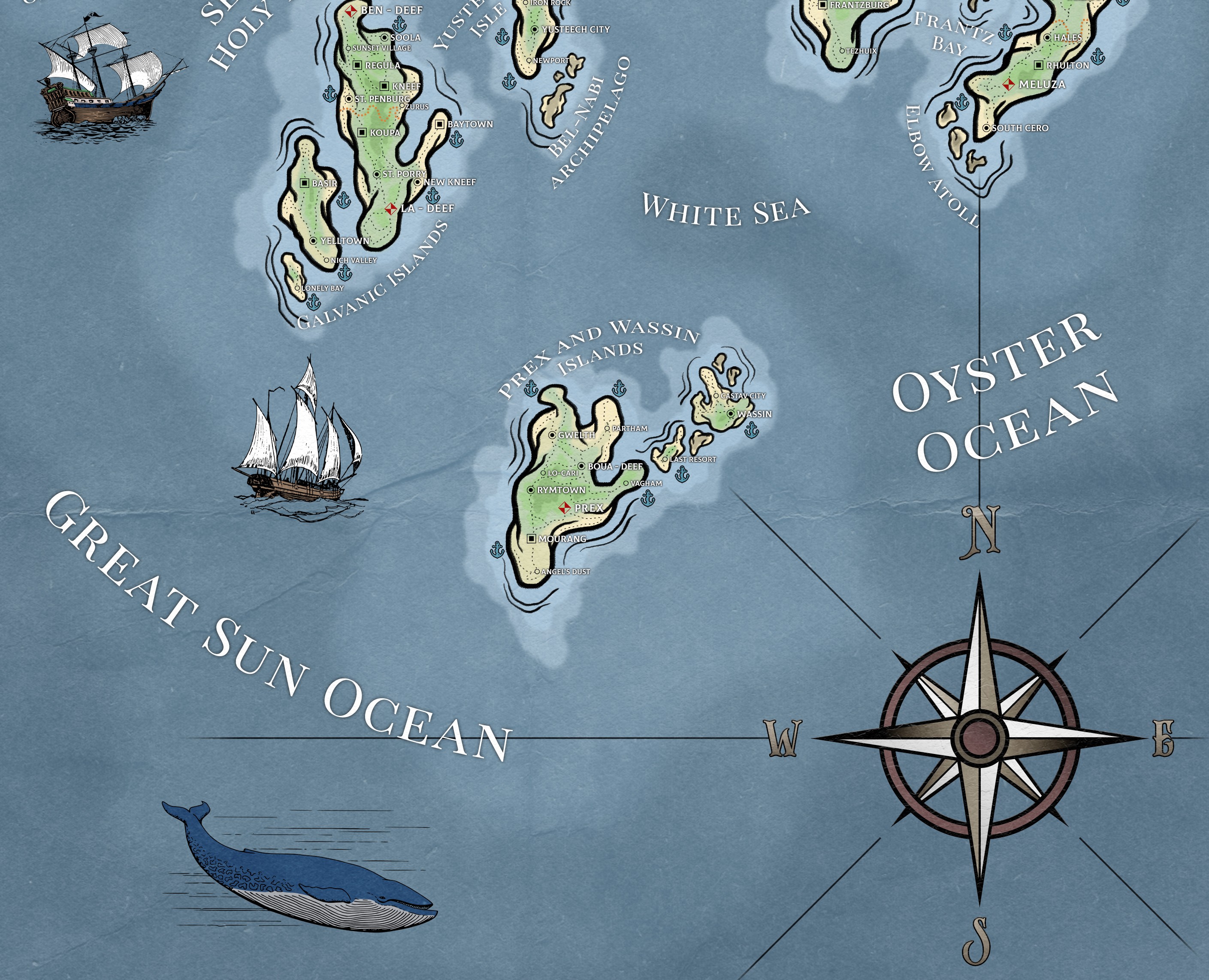 Fantasy Map #1 — Иллюстрация, Графика на Dprofile