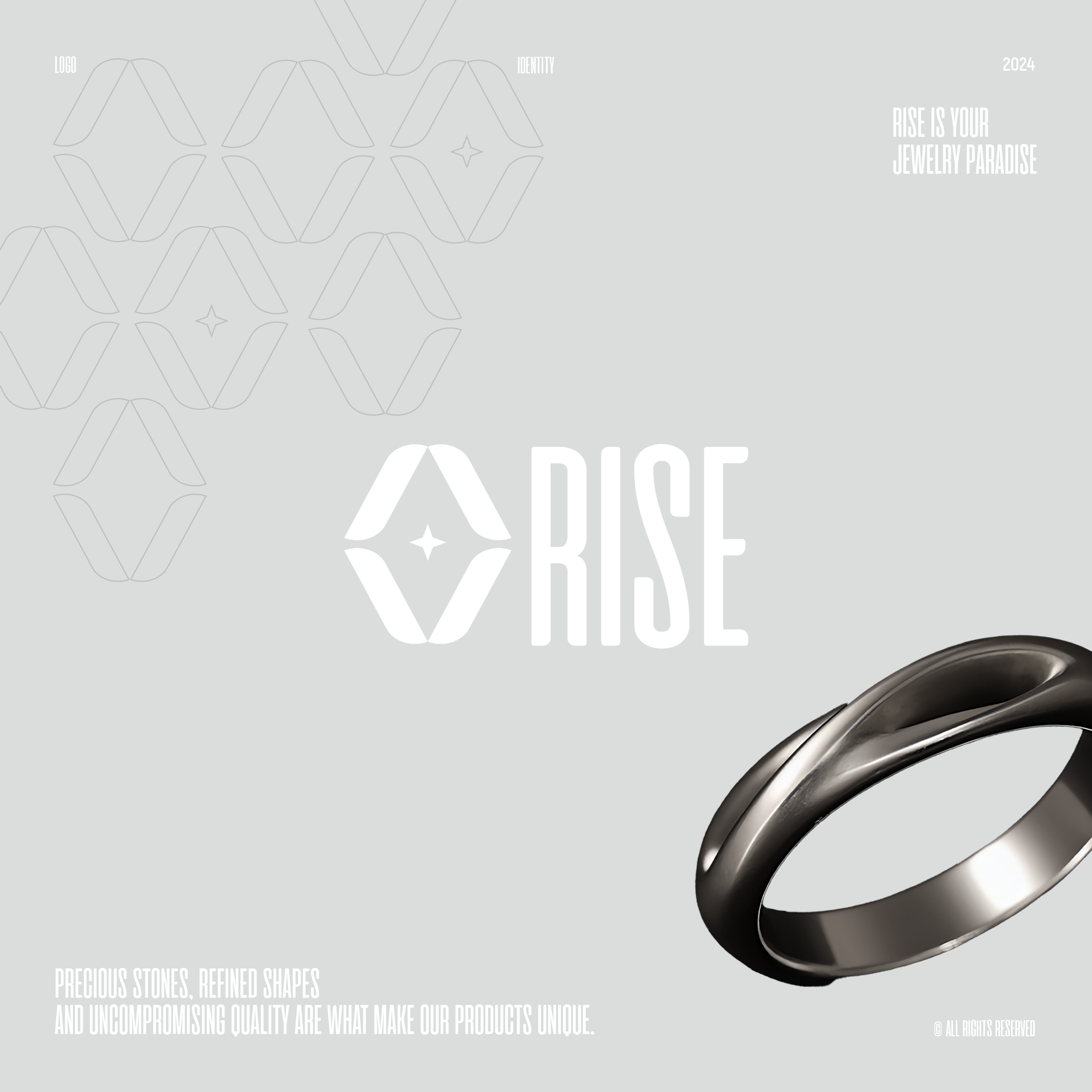 Rise / лого / jewelry — Изображение №1 — Брендинг на Dprofile