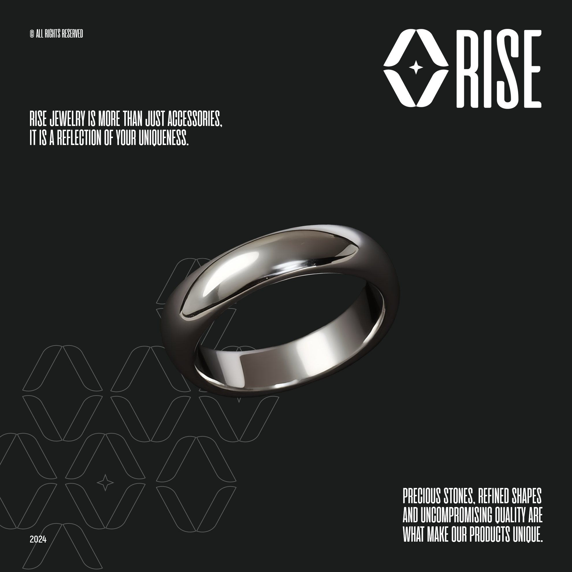 Rise / лого / jewelry — Изображение №4 — Брендинг на Dprofile