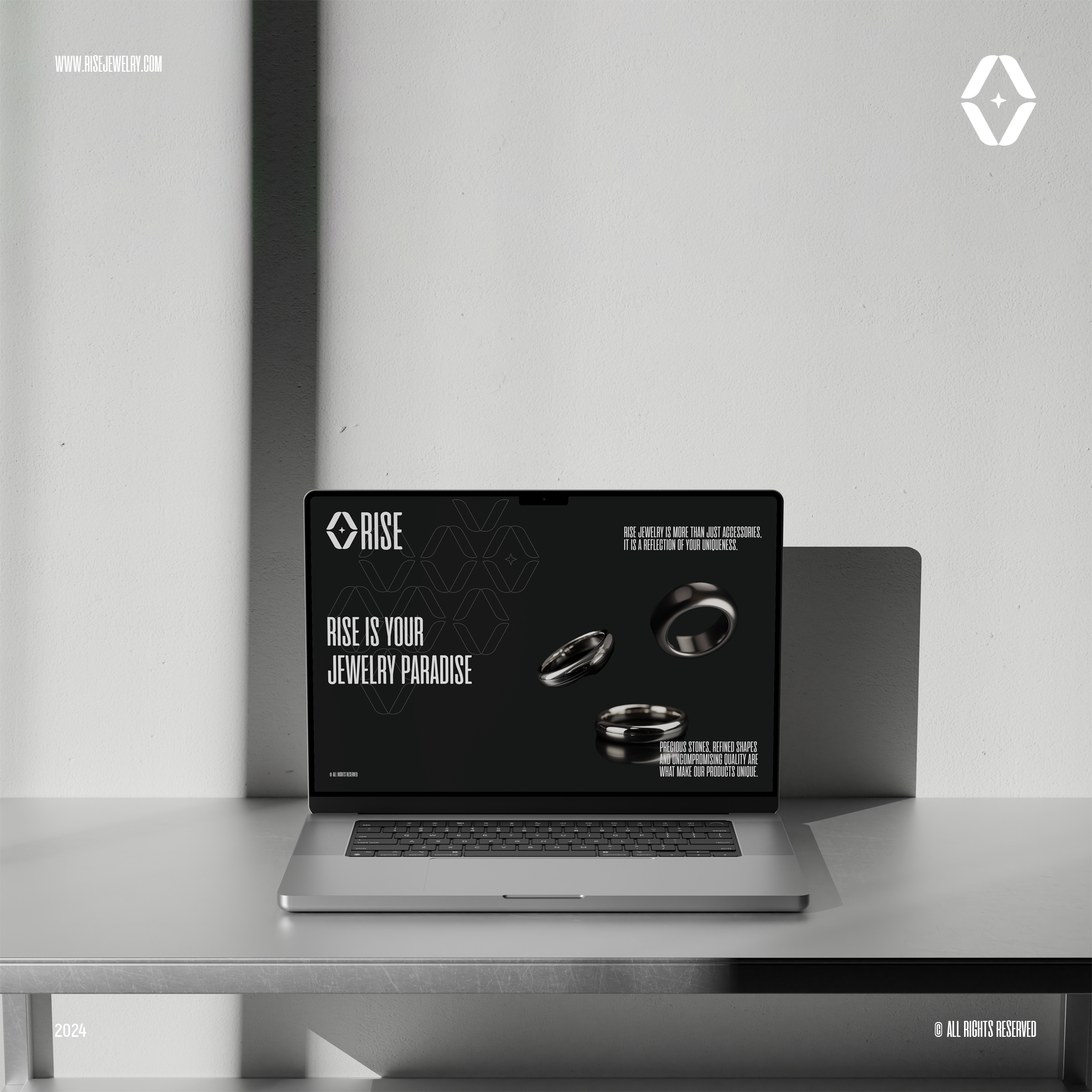 Rise / лого / jewelry — Изображение №5 — Брендинг на Dprofile