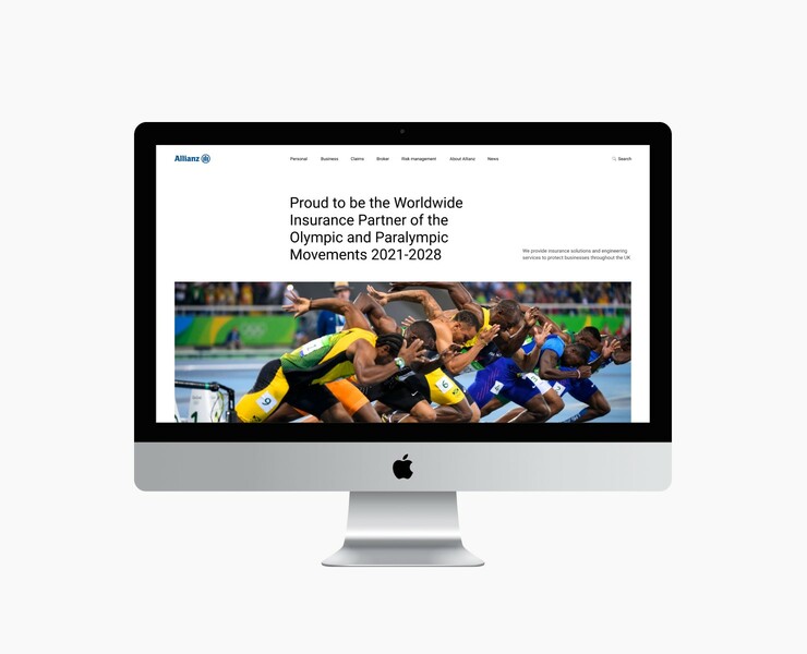 Allianz - Corporate Website Concept — Интерфейсы на Dprofile